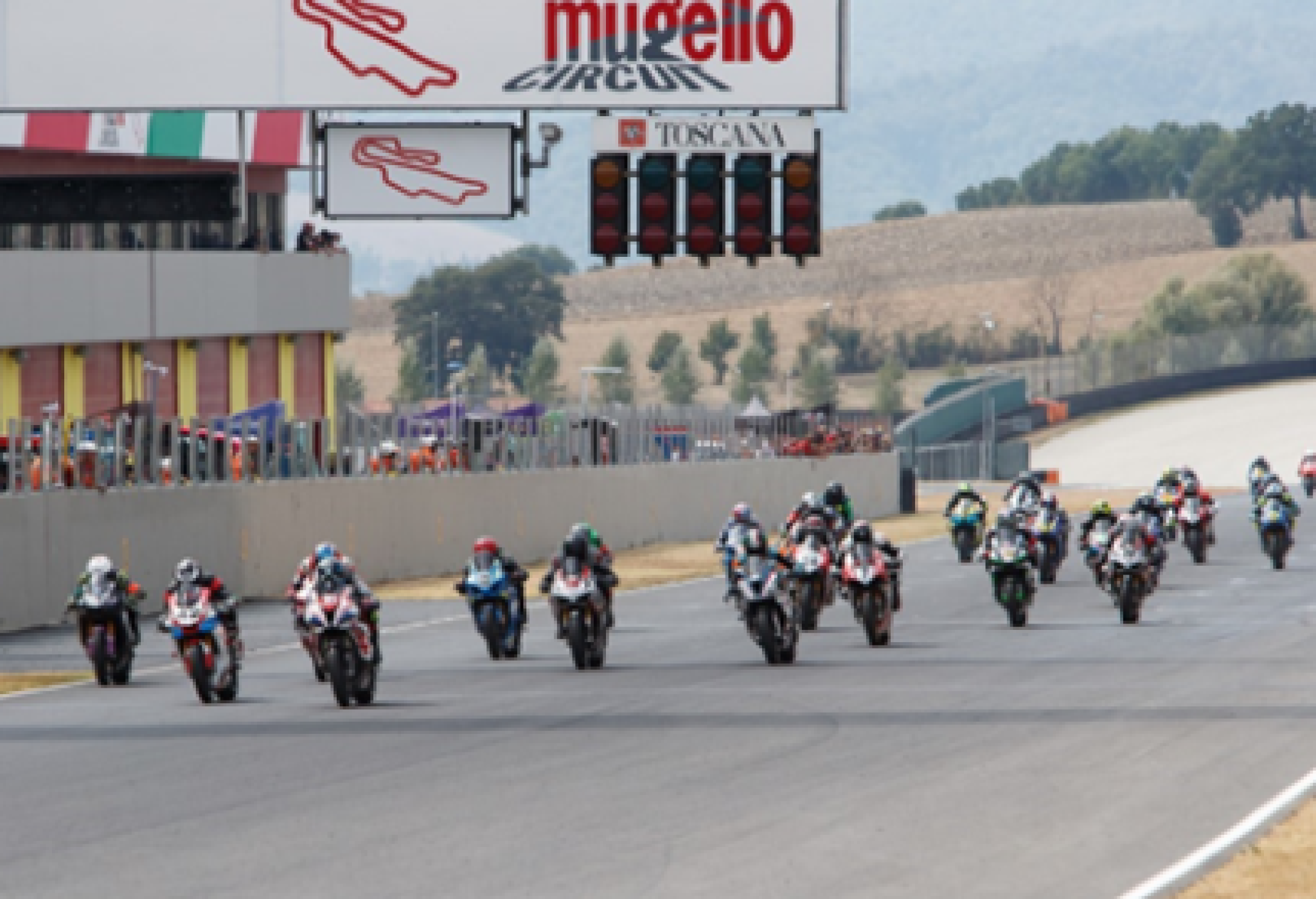Immagine di repertorio di una delle gare di motociclisti paralimpici organizzata al Mugello dall'Associazione Di.Di.