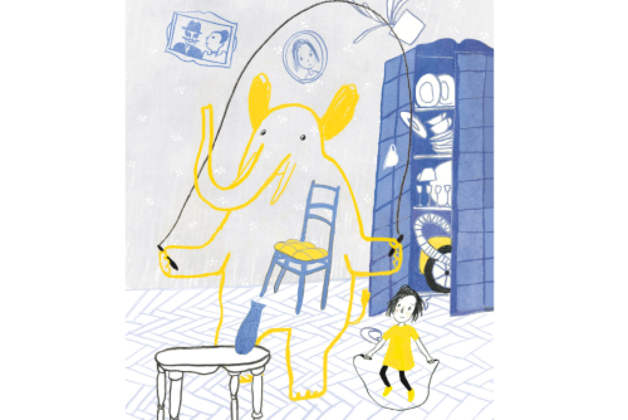 Un'illustrazione di Yulia Sidneva, tratta dal libro "La musica del mio piccchio" di Anna Anisimova