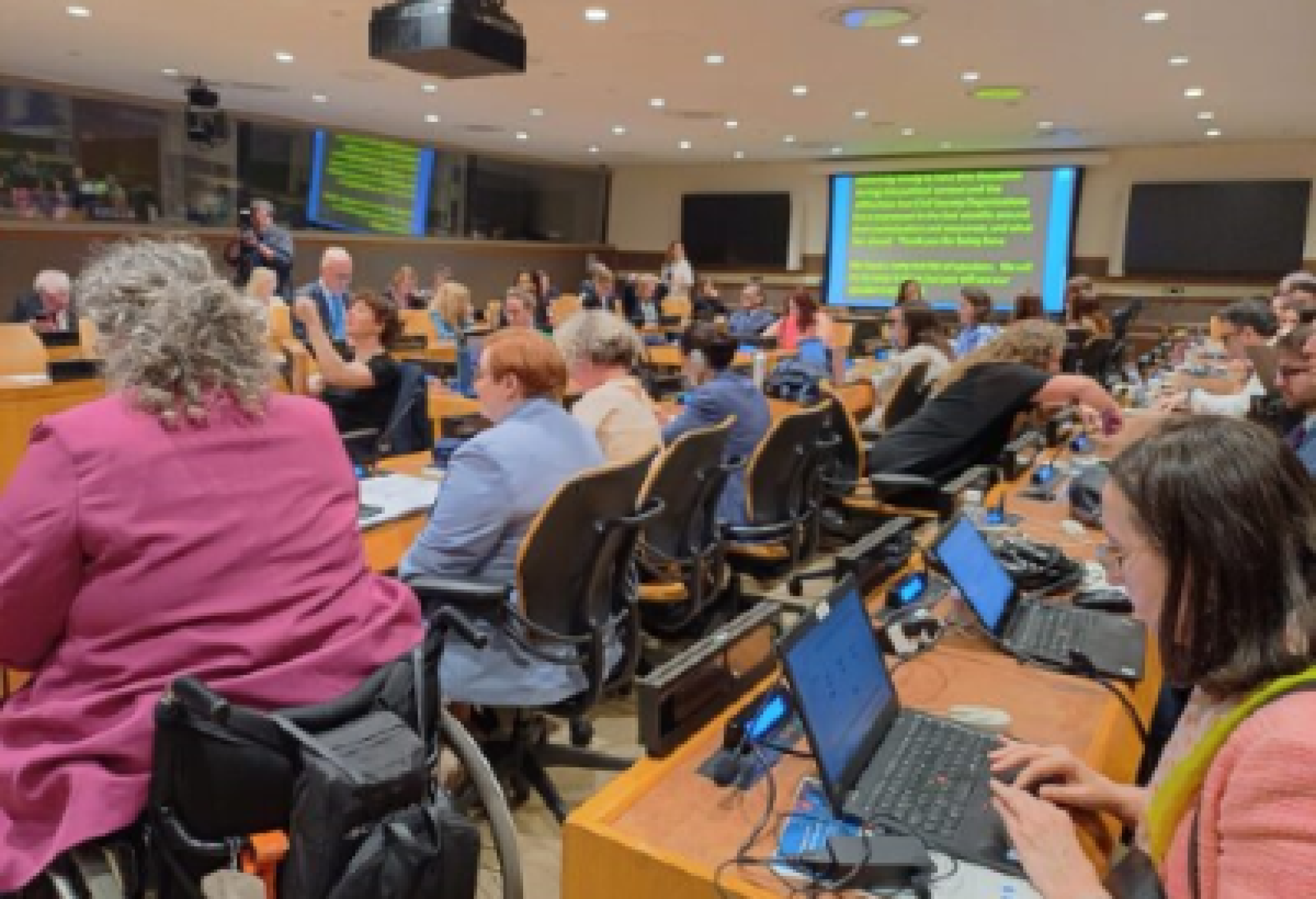 Partecipanti all'incontro promosso presso il Palazzo delle Nazioni Unite dall'Unione Europea e dall'EDF