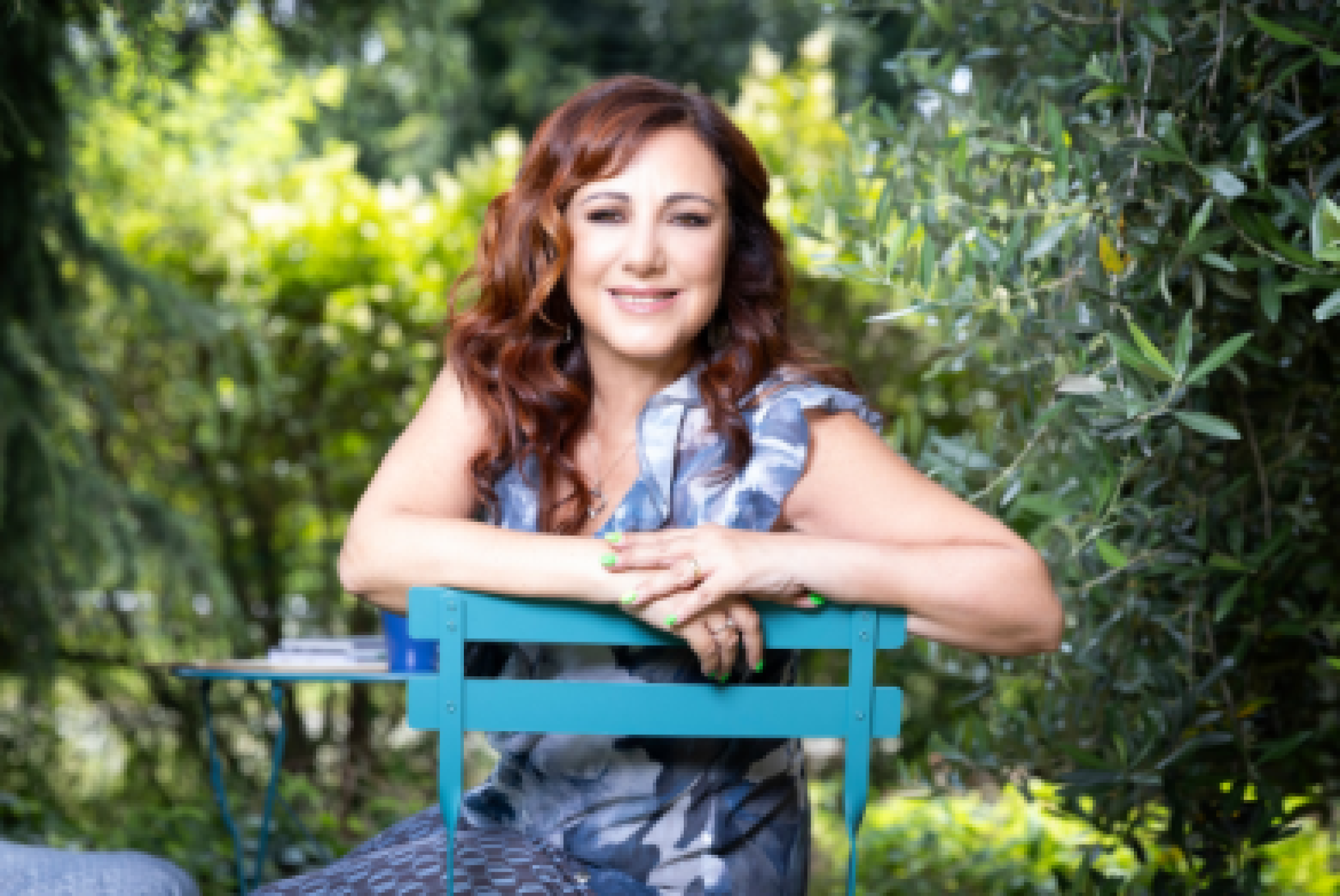 L'attrice e scrittrice Antonella Ferrari, "madrina" storica dell'AISM, conduce la rubrica dedicata al turismo accessibile nel programma di Rai 1 "Camper" (foto di Nicola Allegri)