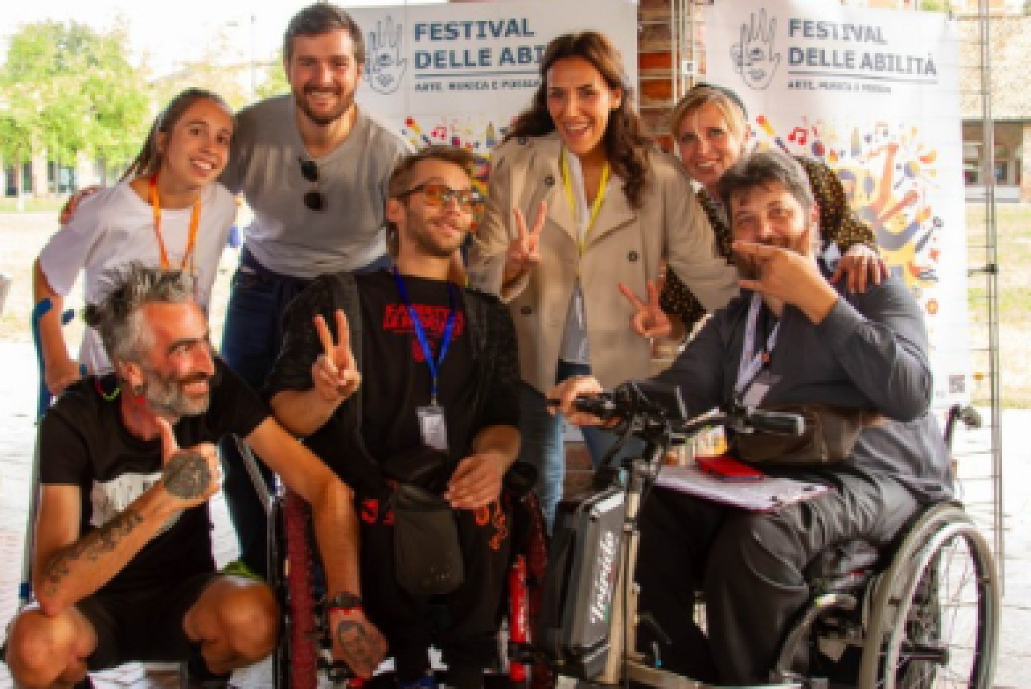 Alcuni tra i tanti protagonisti del Festival delle Abilità