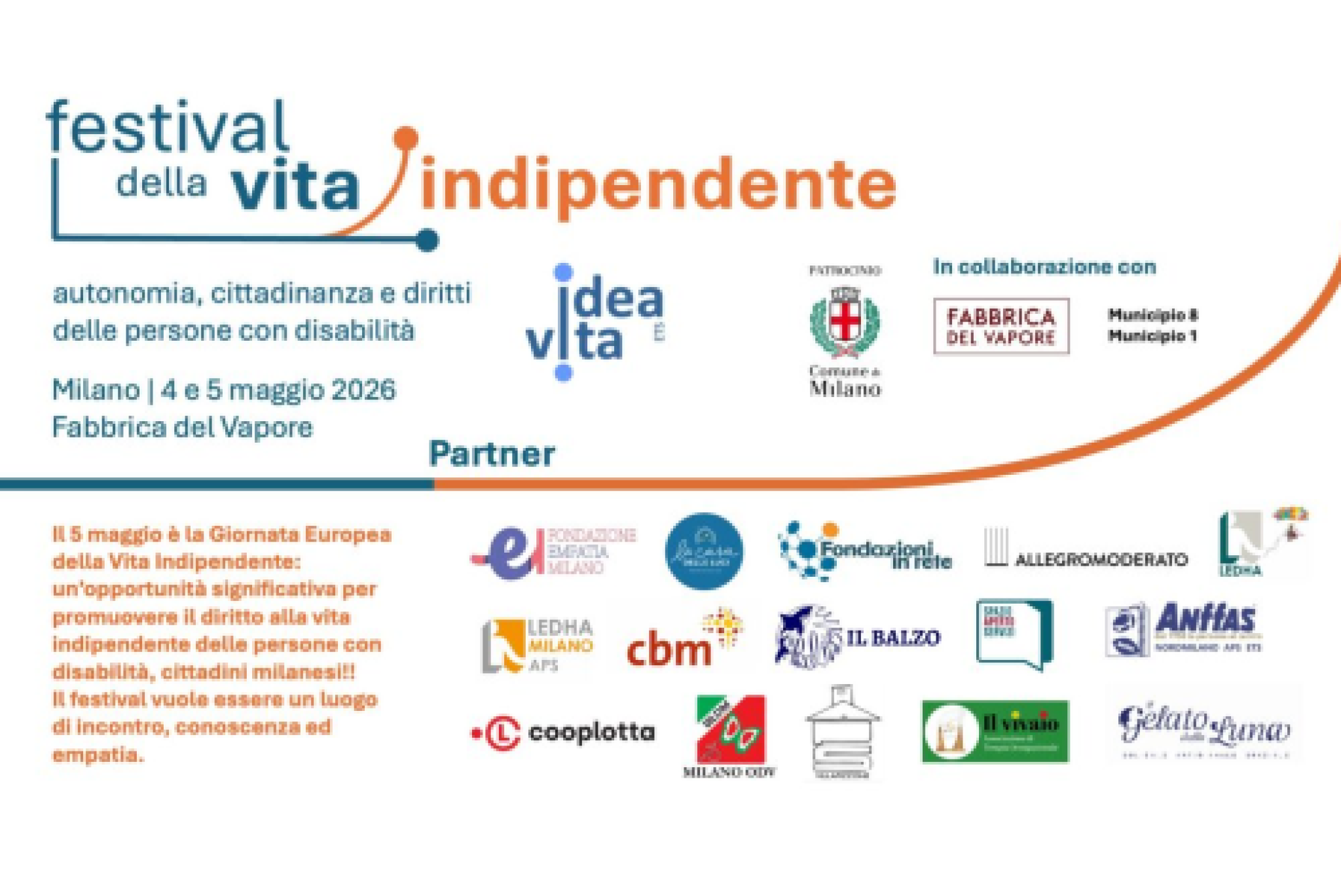 La prima volta a Milano di un Festival della Vita Indipendente