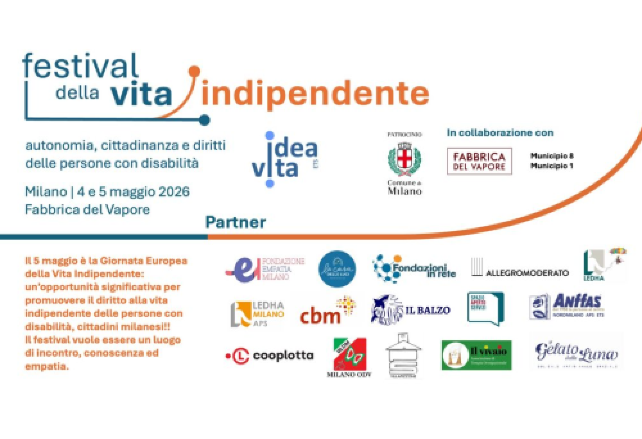 La prima volta a Milano di un Festival della Vita Indipendente
