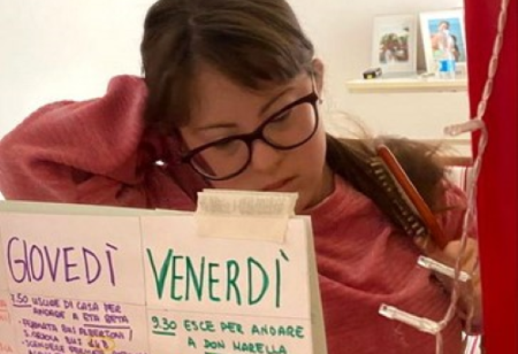 Particolare di una foto di Francesca che farà parte della mostra di Modena