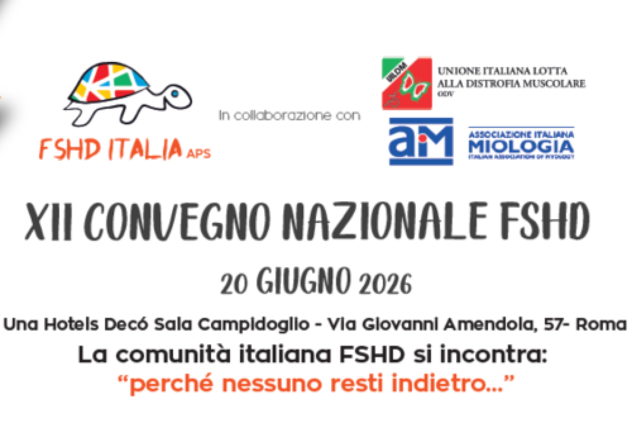 Distrofia facio-scapolo-omerale: perché nessuno resti indietro