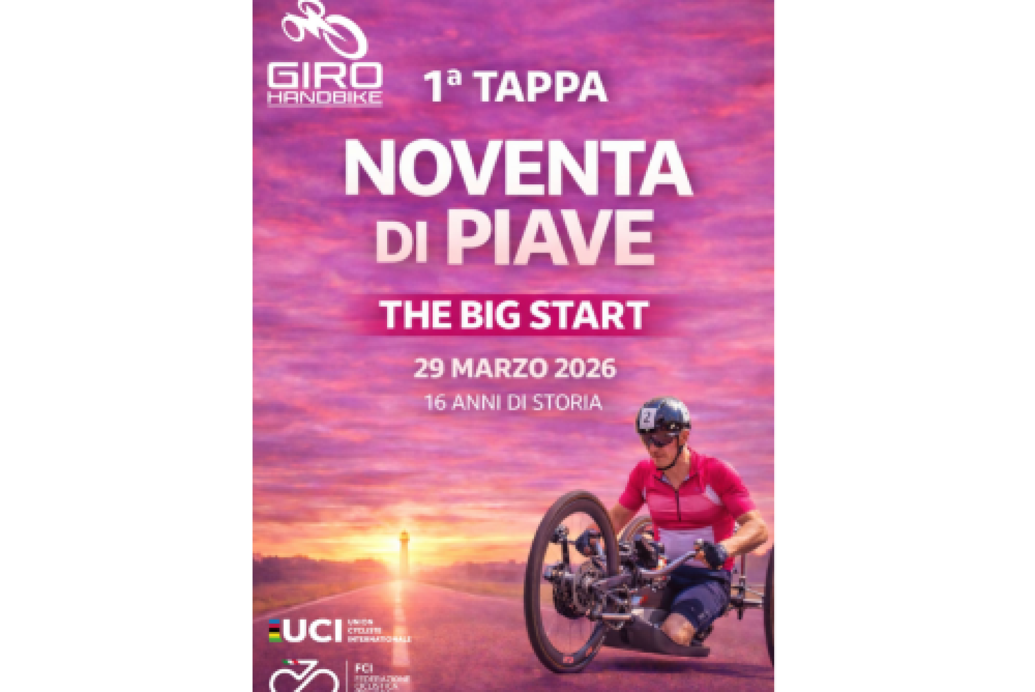 Riparte dal Veneto il nuovo Giro d’Italia di Handbike