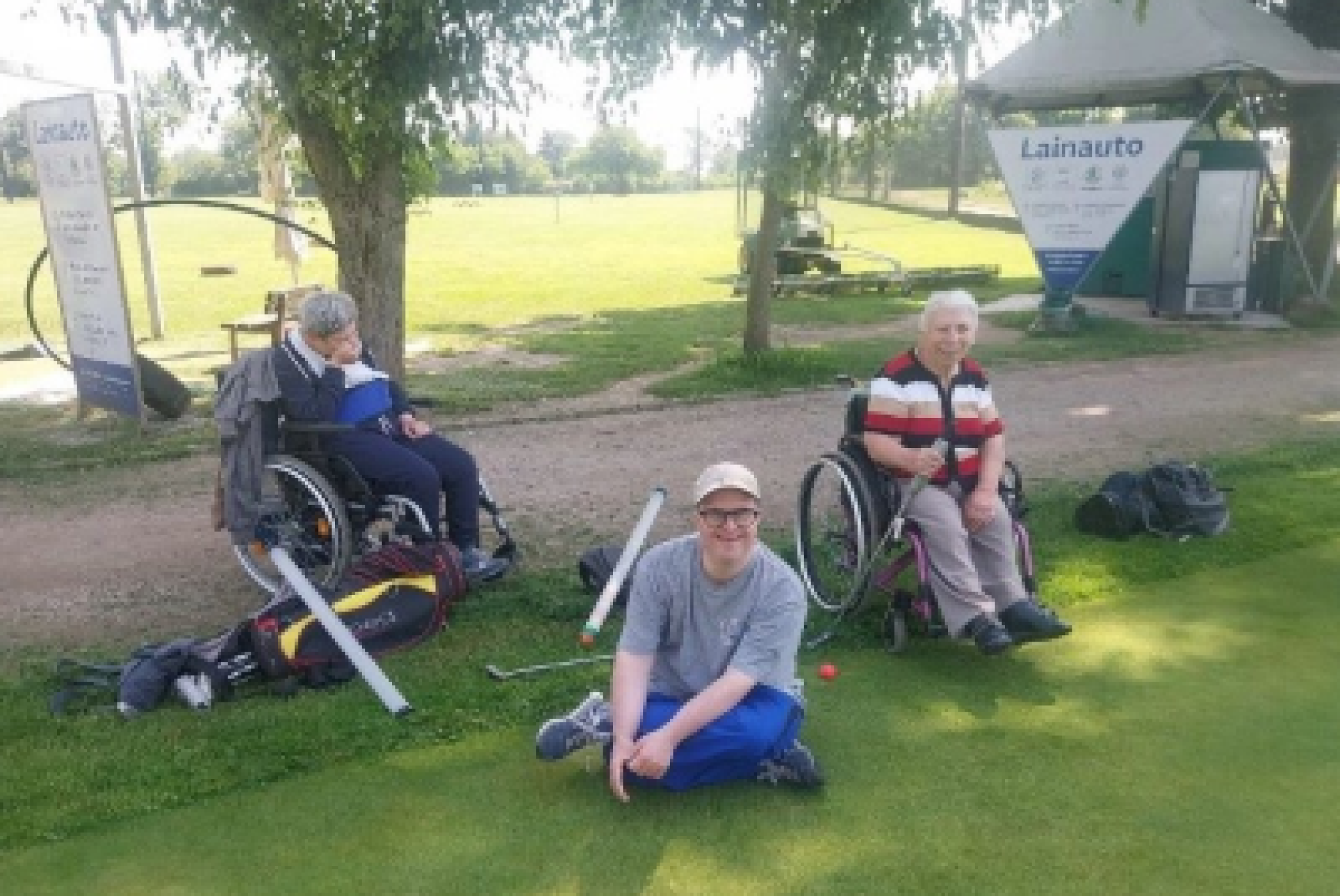 Persone con disabilità coinvolte nel progetto promosso in Lombardia da Golf senza Barriere