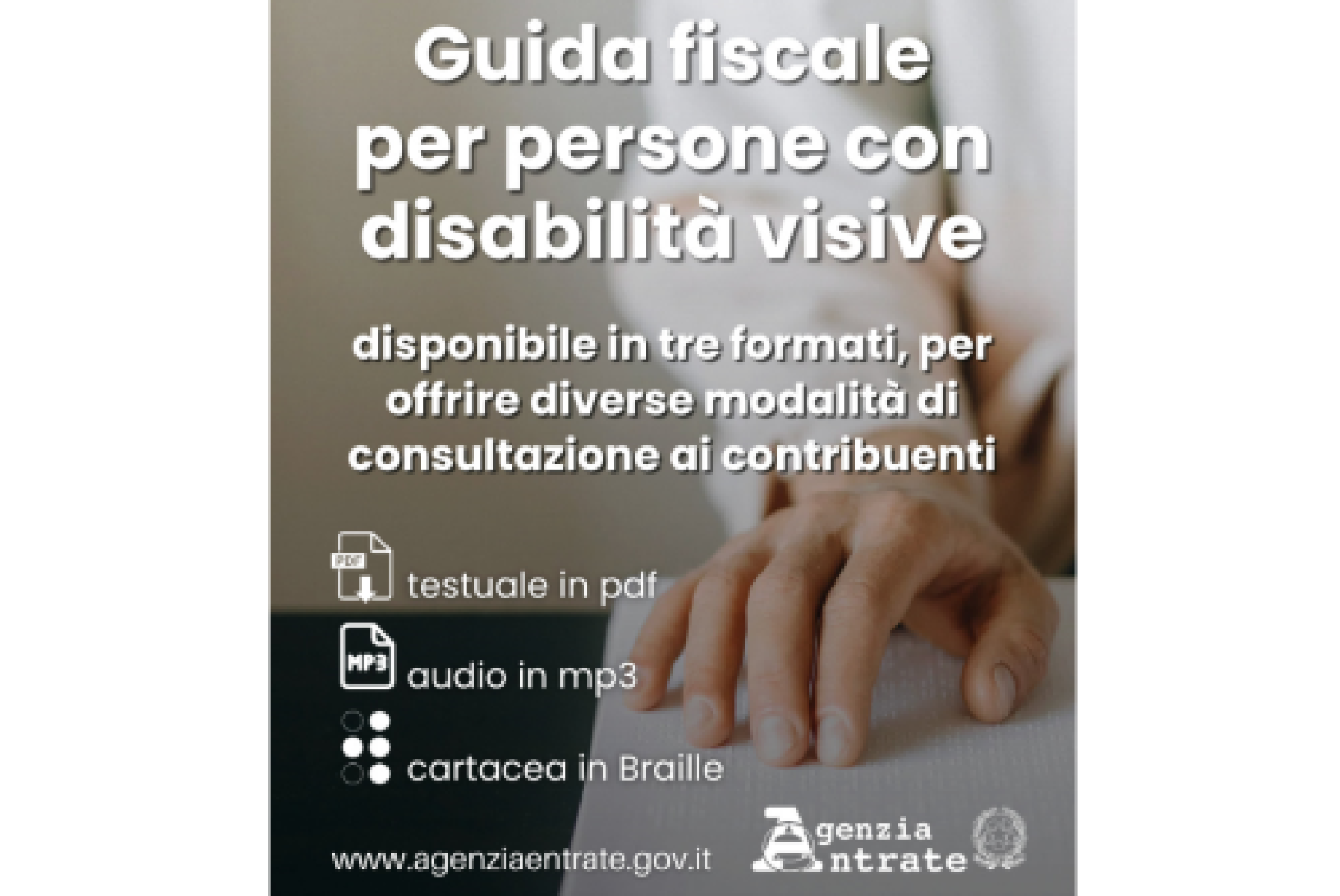 La guida fiscale per persone con disabilità visive
