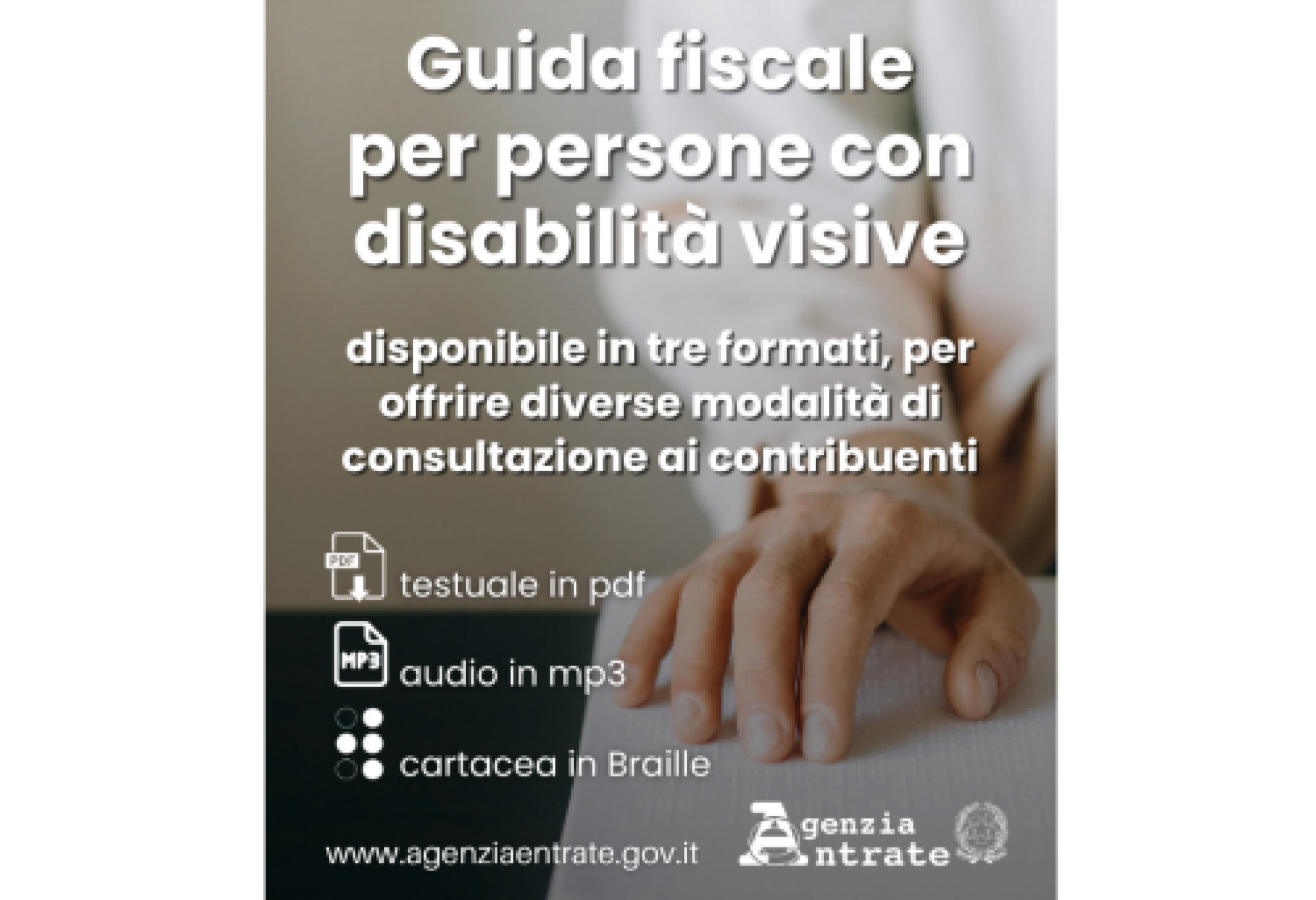 La guida fiscale per persone con disabilità visive