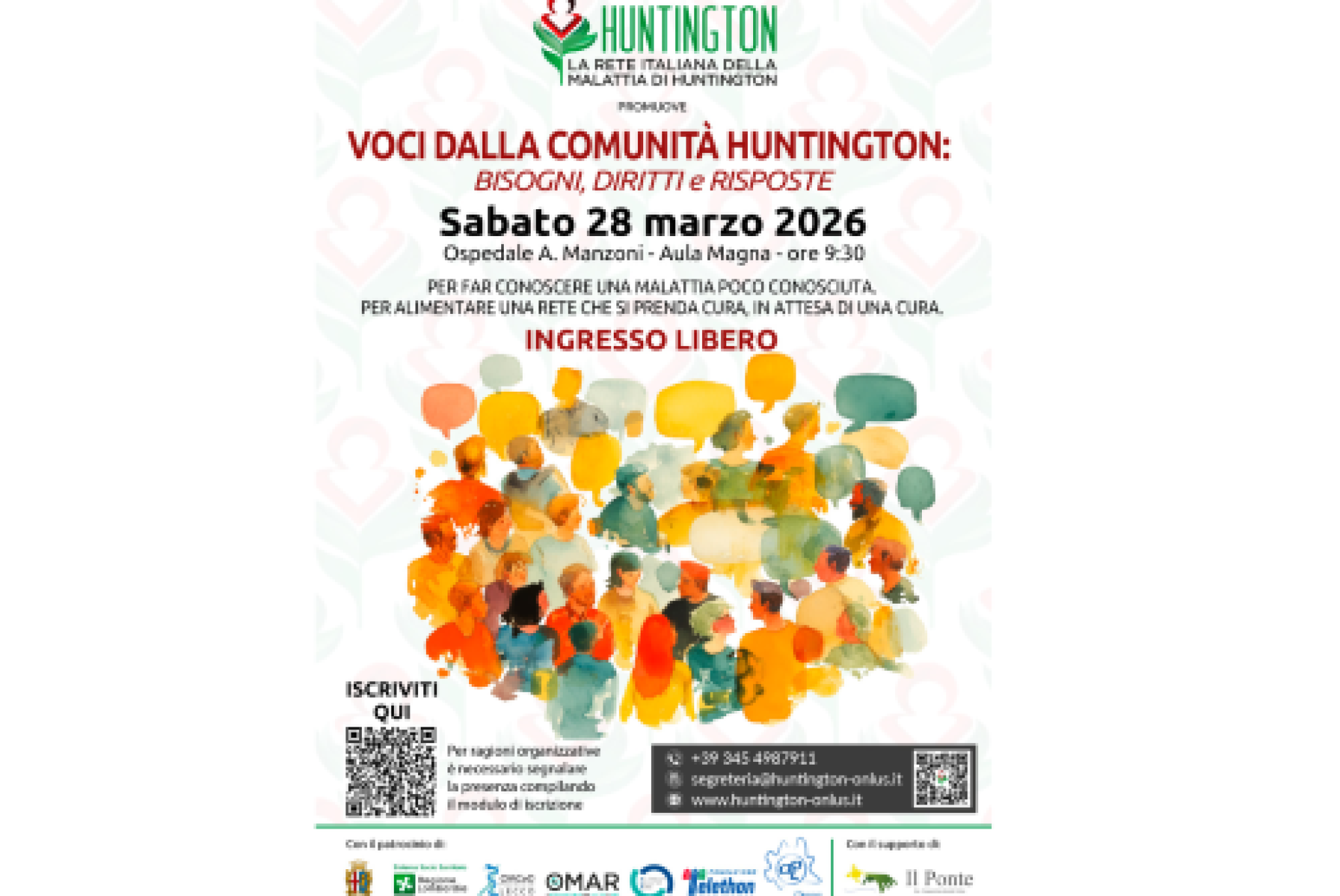 Voci dalla comunità Huntington: bisogni, diritti e risposte