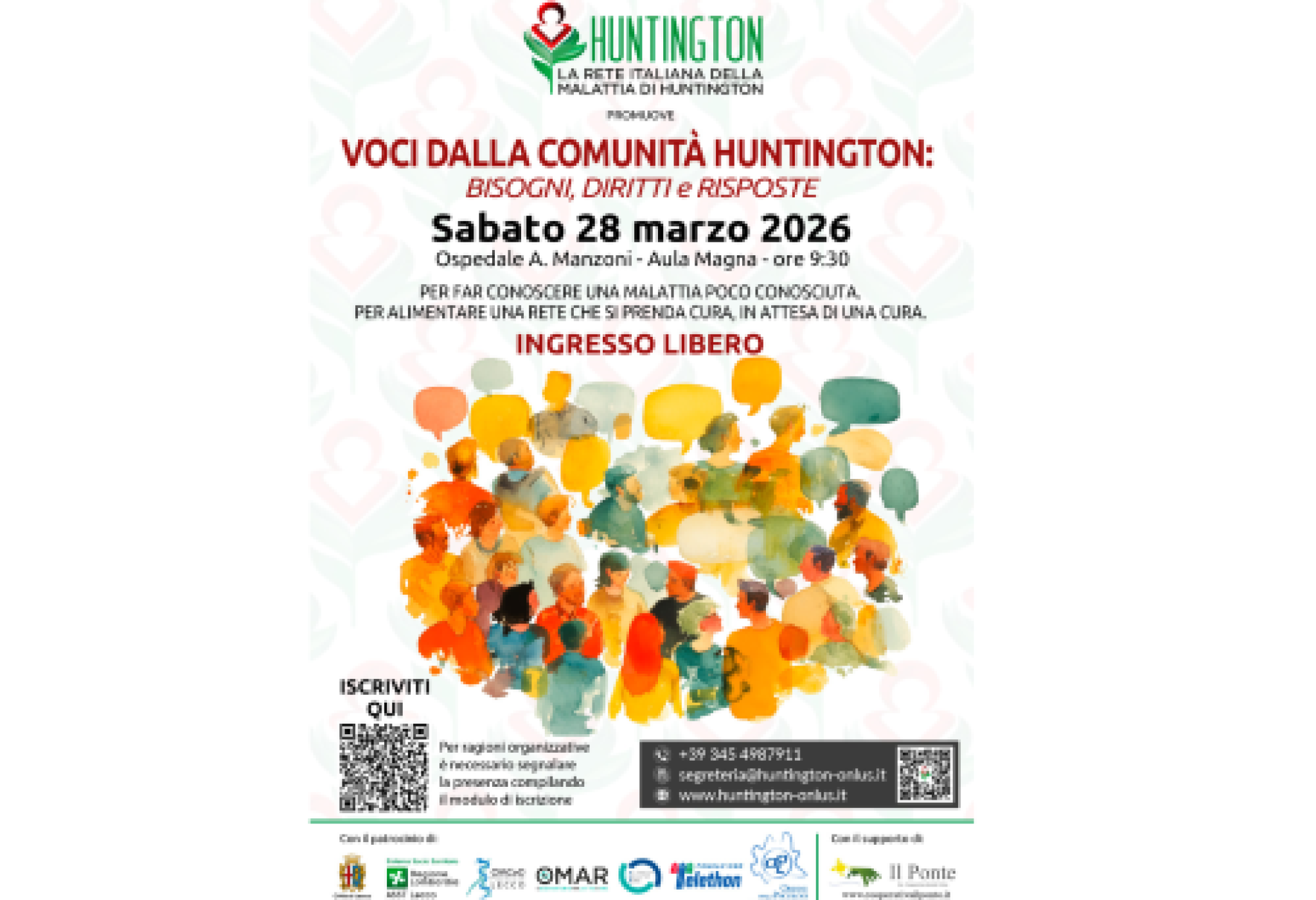 Voci dalla comunità Huntington: bisogni, diritti e risposte