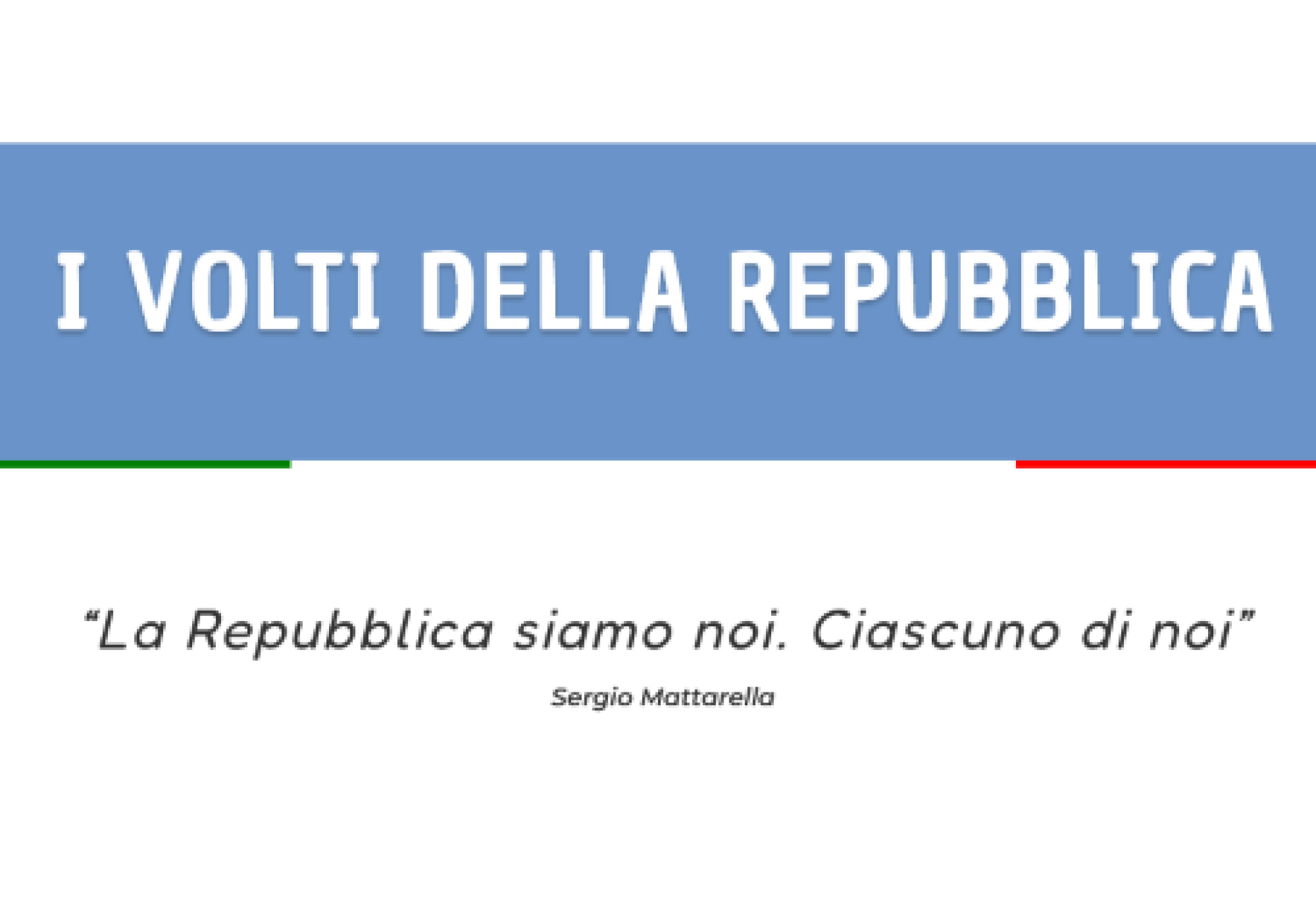“Volti della Repubblica” che parlano anche senza parole