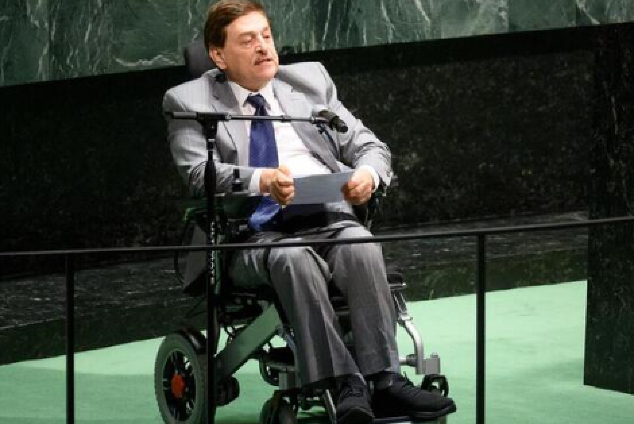Il libanese Nawaf Kabbara, presidente dell'IDA (International Disability Alliance)