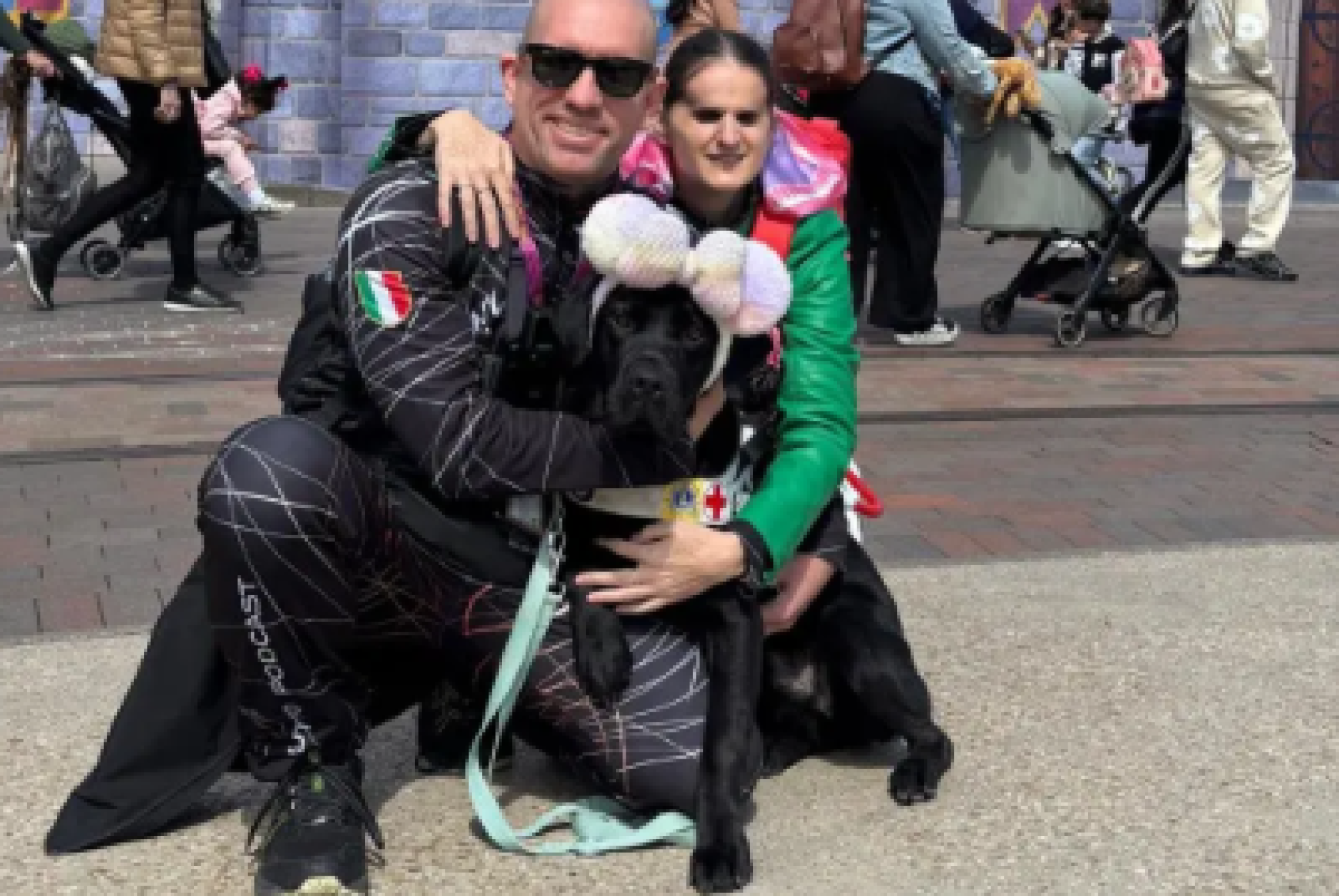 Roberto Lachin ed Elena Travaini con Roger Rabbit