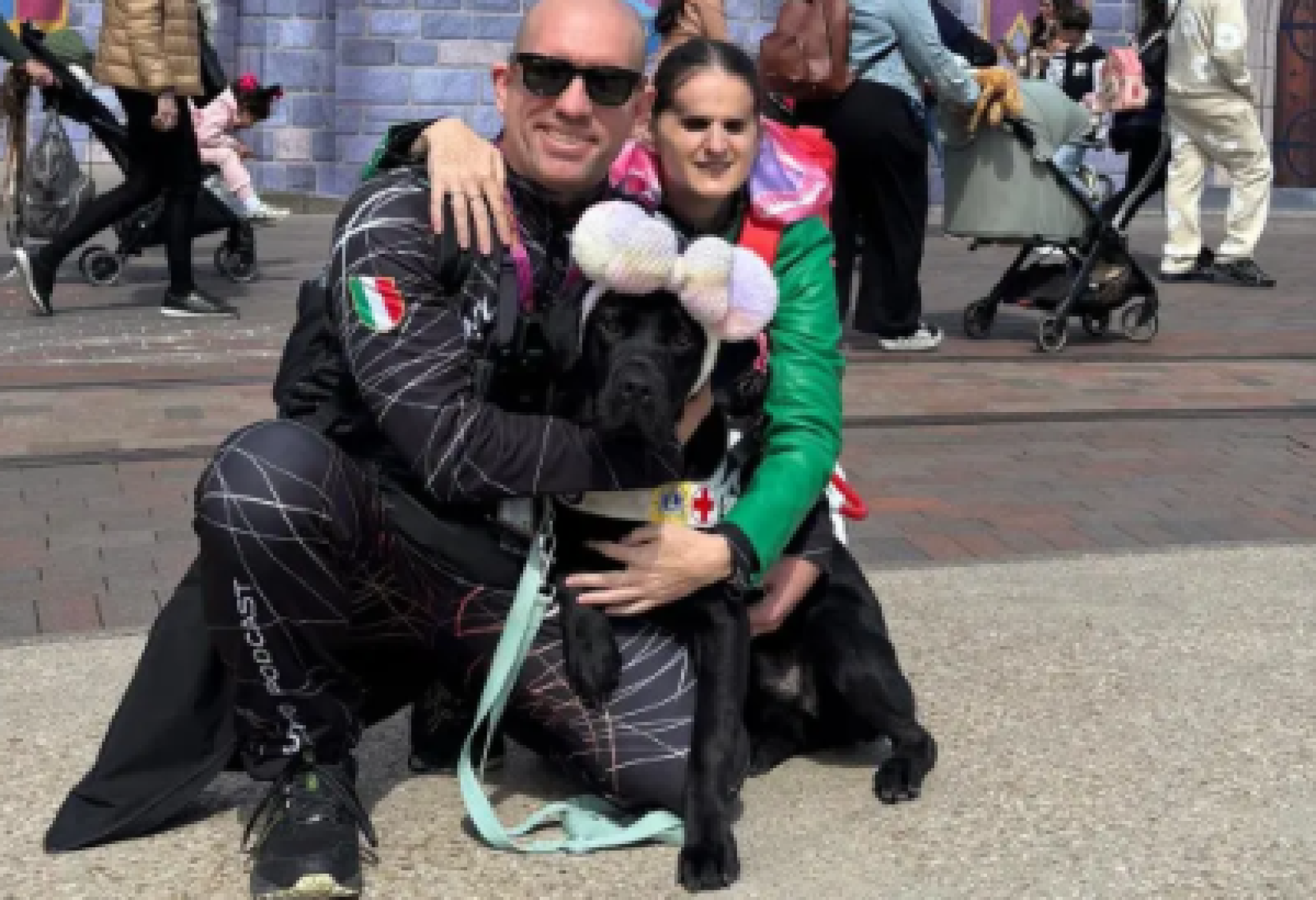 Roberto Lachin ed Elena Travaini con Roger Rabbit