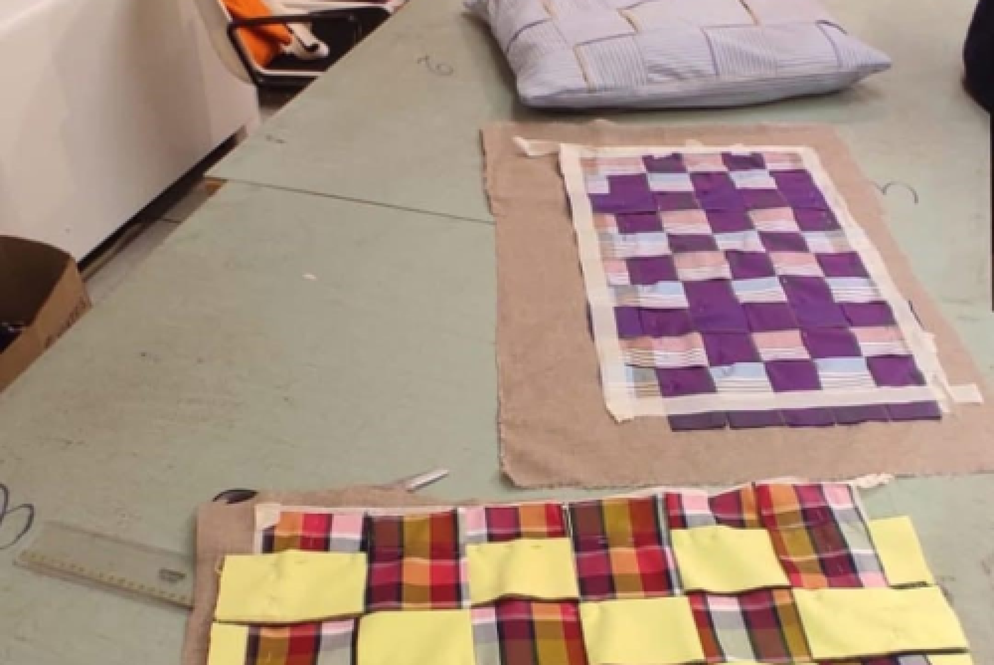 Alcuni lavori realizzati da Carla nel laboratorio promosso dalla Cooperativa Il Girasole di Firenze