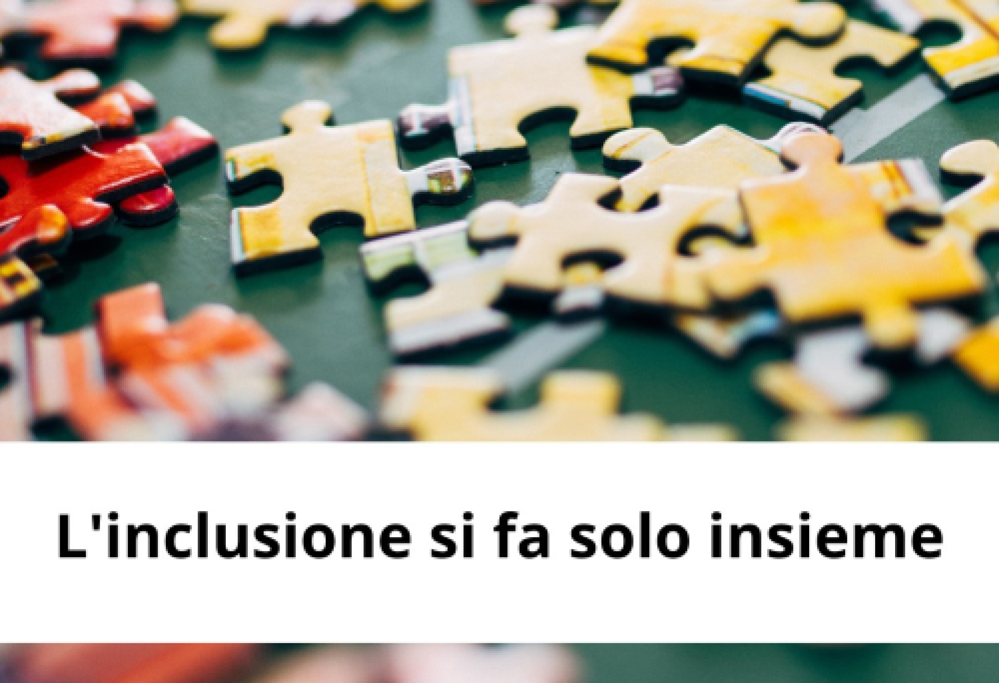 La campagna “L’inclusione si fa solo insieme”: l’evento conclusivo