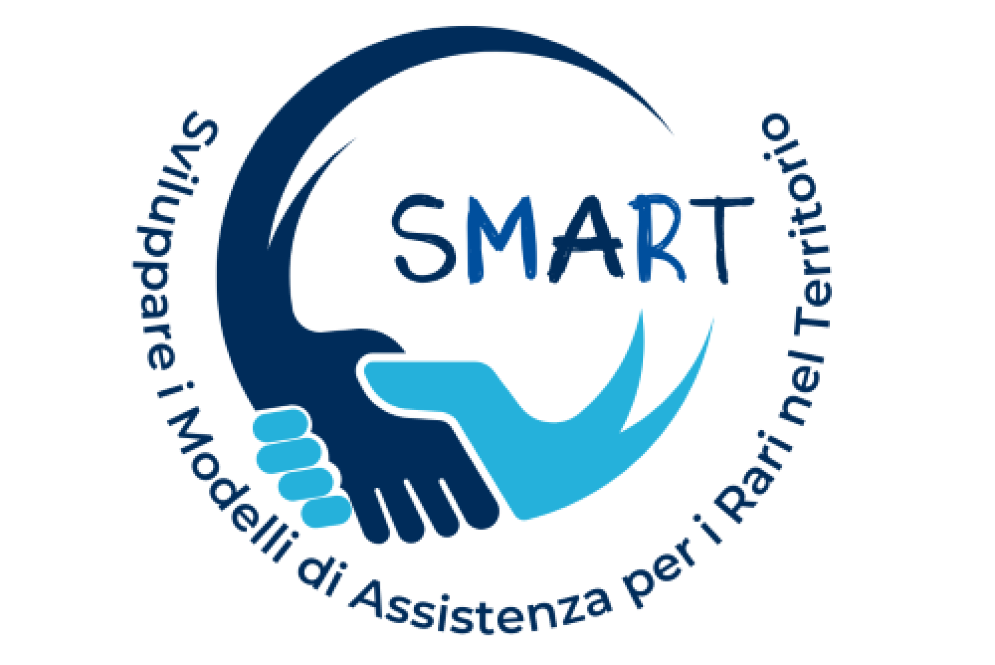 Il logo del progetto "SMART" (Sviluppare i Modelli di Assistenza per i Rari nel Territorio), promosso dalla Federazione Italiana Malattie Rare UNIAMO e di cui anche la Lega del Filo d’Oro è parte attiva. L'iniziativa è stata presentata durante il convegno di Osimo