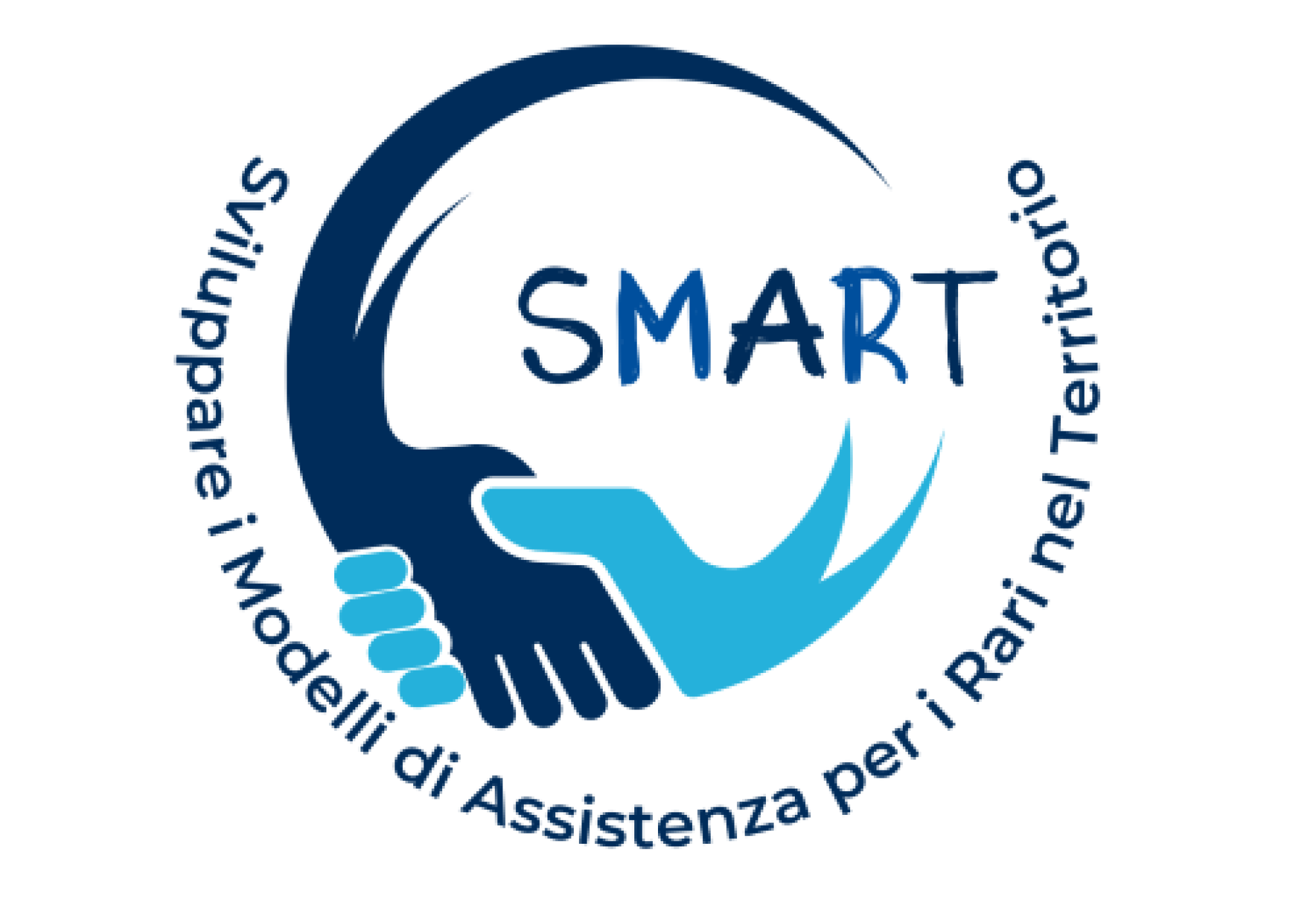 Il logo del progetto "SMART" (Sviluppare i Modelli di Assistenza per i Rari nel Territorio), promosso dalla Federazione Italiana Malattie Rare UNIAMO e di cui anche la Lega del Filo d’Oro è parte attiva. L'iniziativa è stata presentata durante il convegno di Osimo