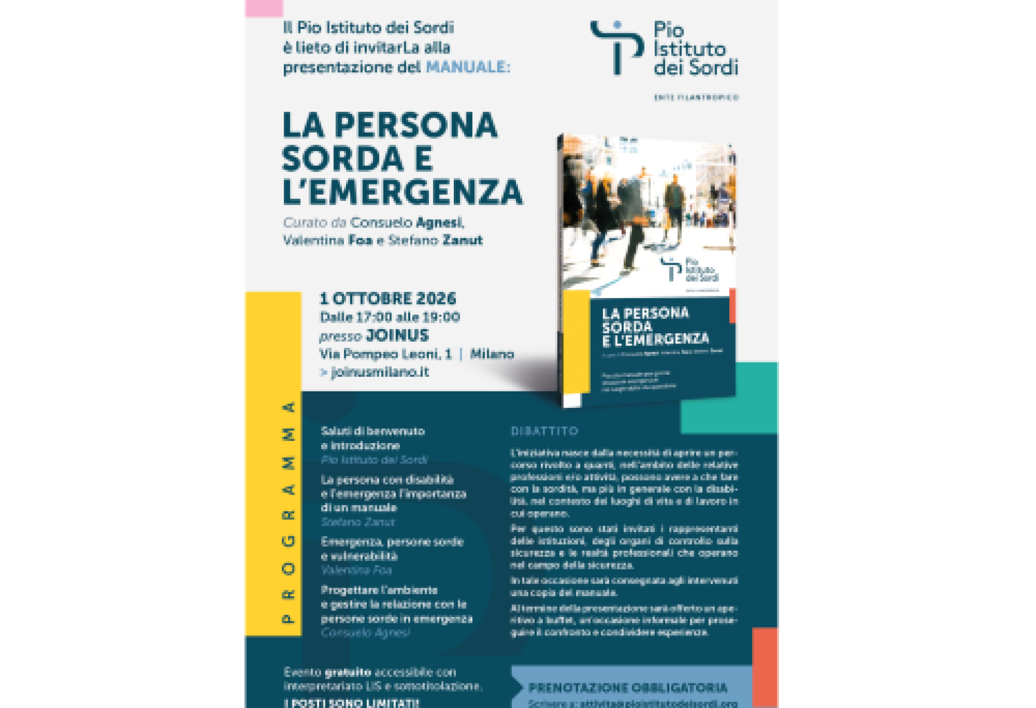 Il manuale “La persona sorda e l’emergenza”