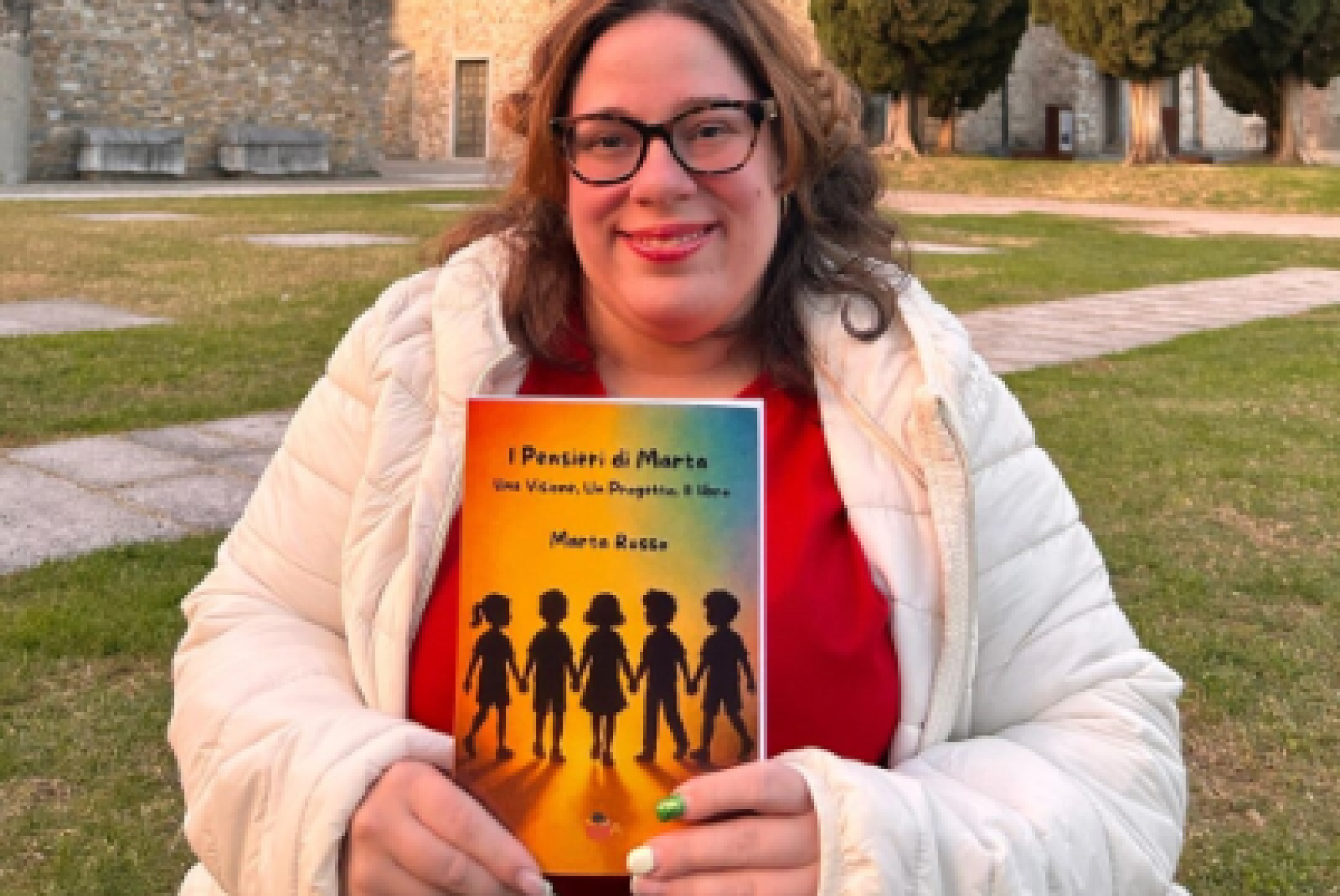 Marta Russo con il suo libro "I Pensieri di Marta"