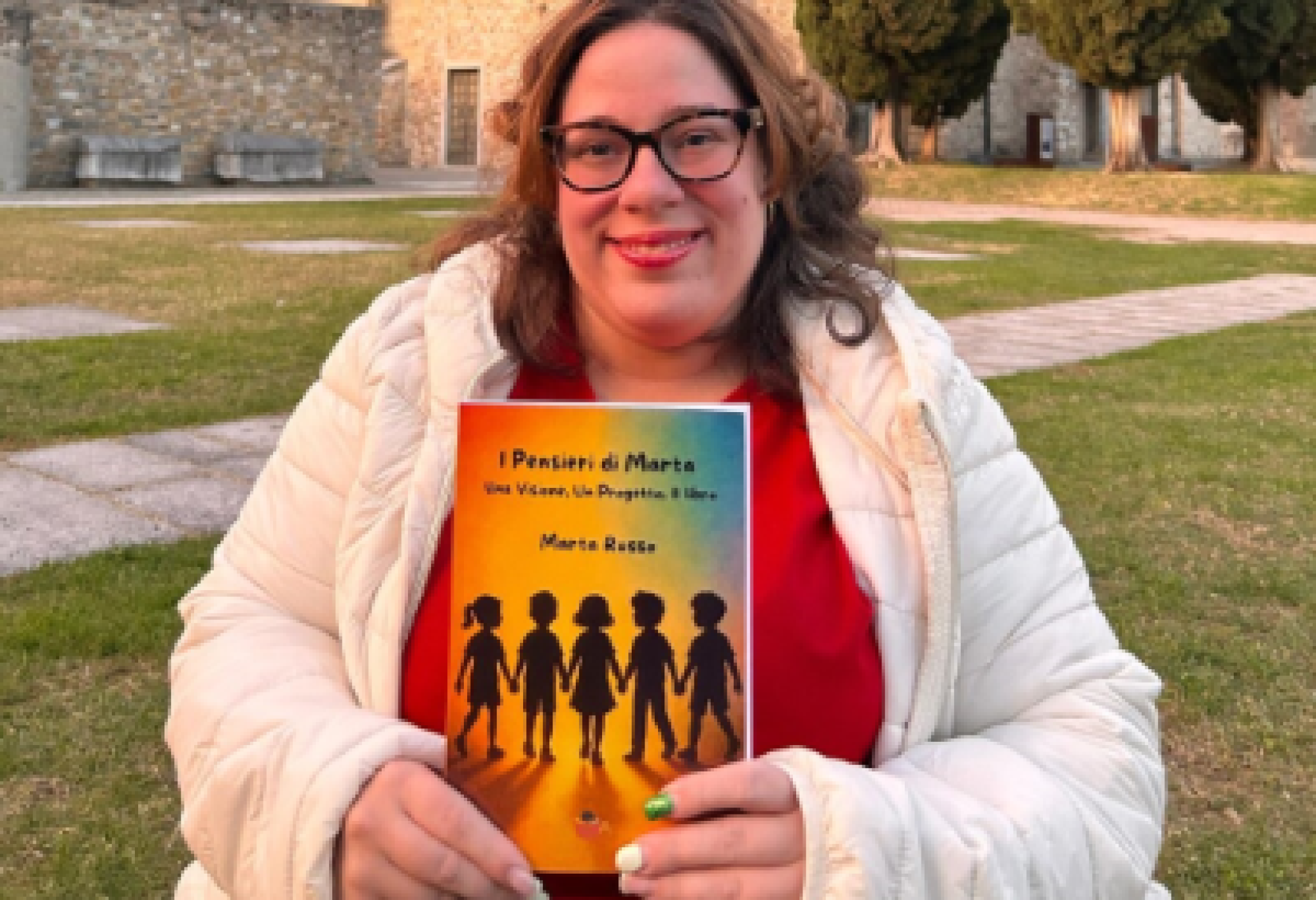 Marta Russo con il suo libro "I Pensieri di Marta"