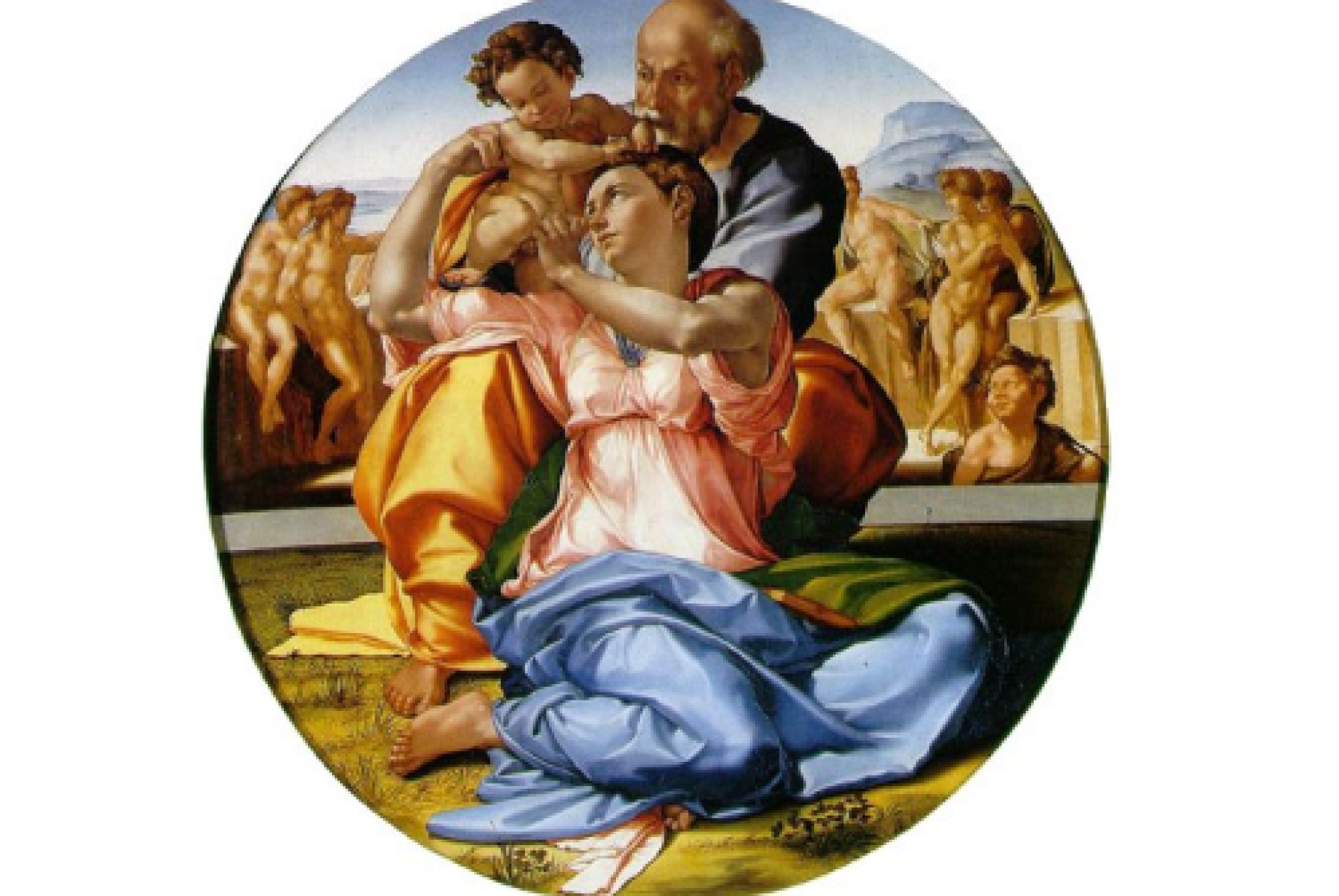 La "Sacra Famiglia" ("Tondo Doni") di Michelangelo