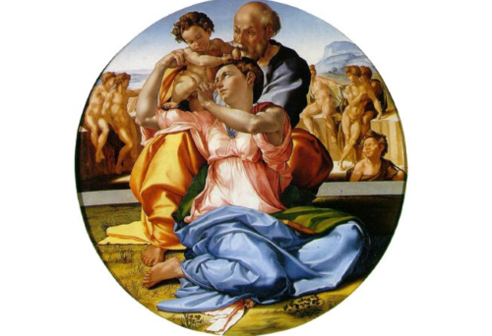 La "Sacra Famiglia" ("Tondo Doni") di Michelangelo