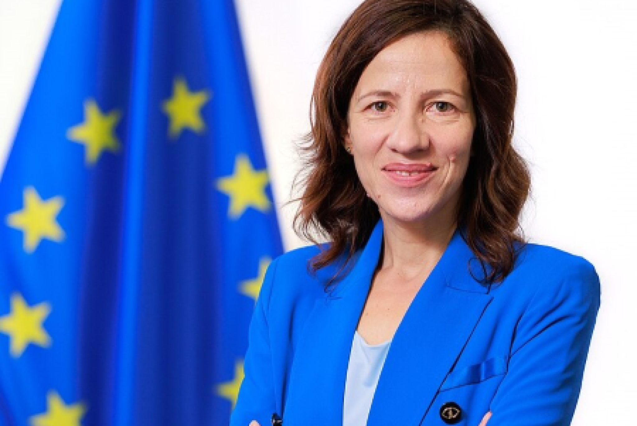 Roxana Mînzatu, vicepresidente esecutiva della Commissione Europea e commissaria per le Competenze, l'Istruzione, la Cultura, il Lavoro e i Diritti Sociali