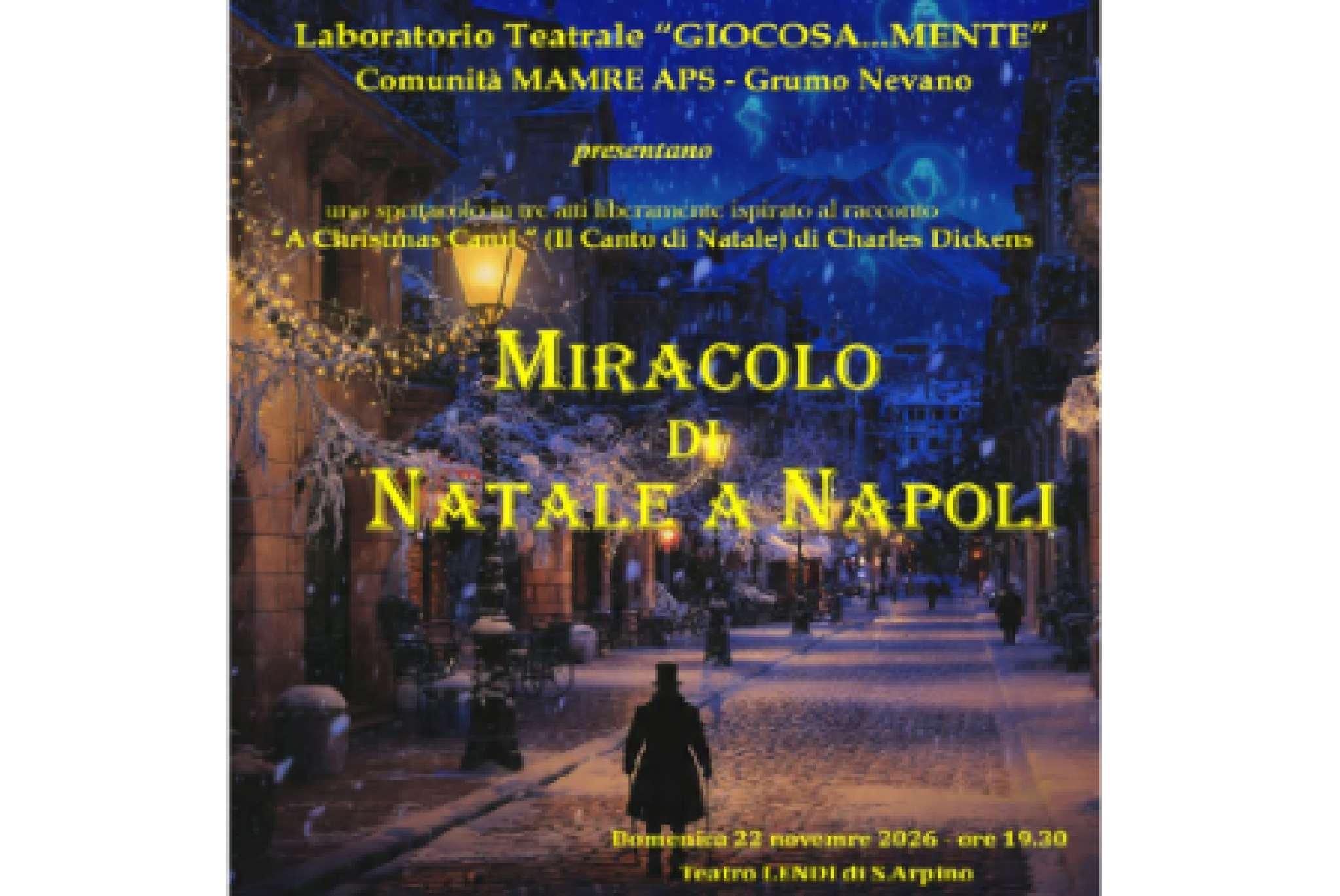 La forza del teatro, le emozioni e il vero senso dell’inclusione nello spettacolo “Miracolo di Natale a Napoli”