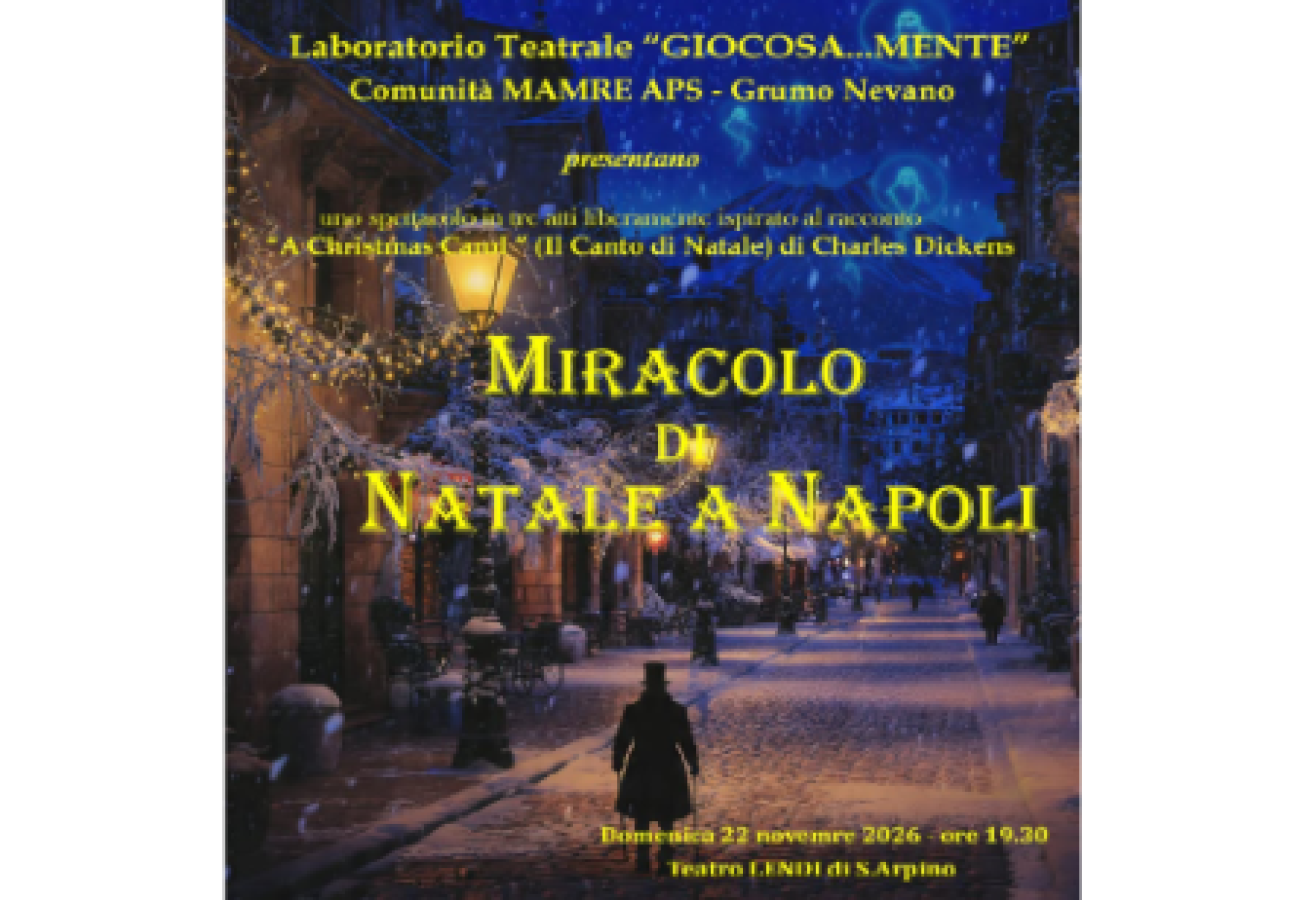 La forza del teatro, le emozioni e il vero senso dell’inclusione nello spettacolo “Miracolo di Natale a Napoli”