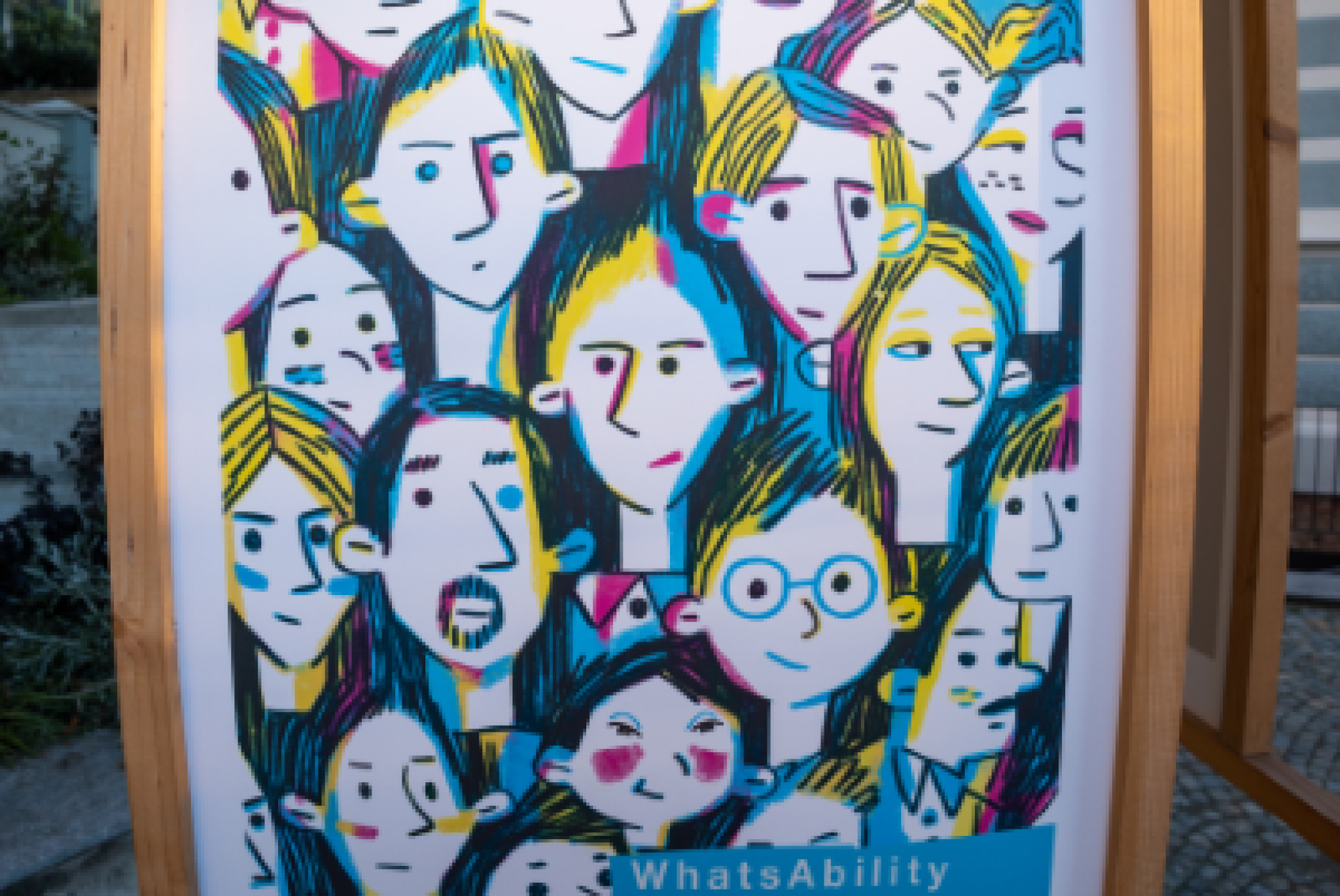 Particolare di uno dei poster in mostra a Torino
