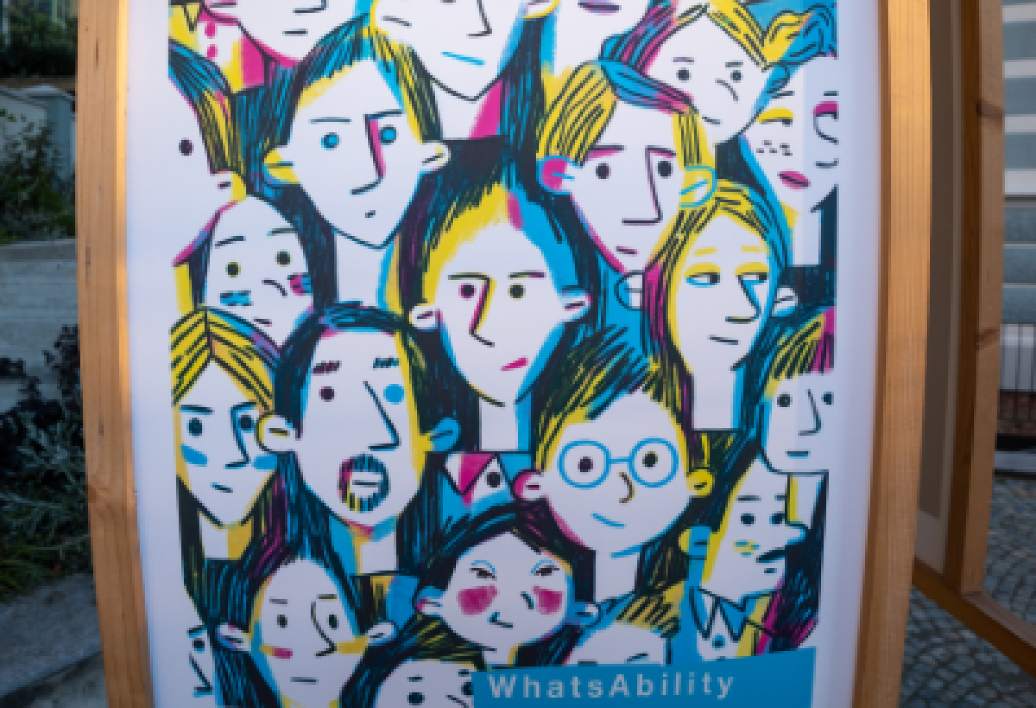 Particolare di uno dei poster in mostra a Torino