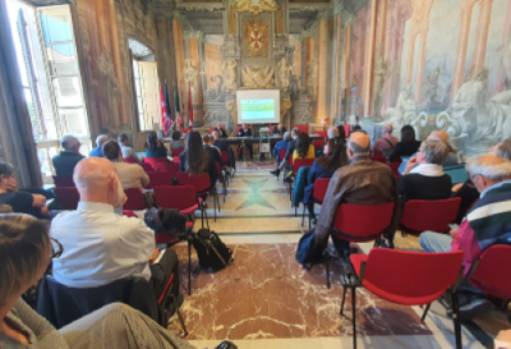 Il Palazzo dei Dodici di Pisa, dove si è svolta una parte dei lavori del convegno "Il volontariato a dieci anni dalla riforma del Terzo Settore"