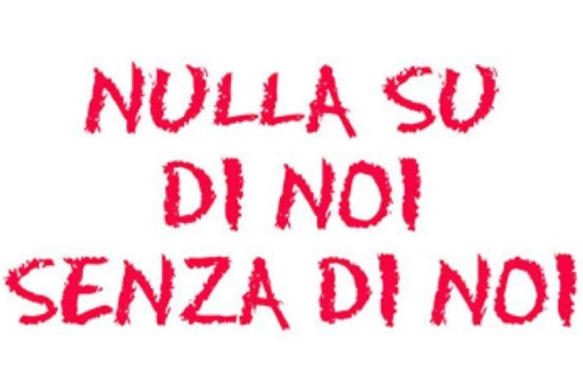 “Nulla su di Noi senza di Noi”: mai più considerarlo come un vuoto slogan privo di significato!