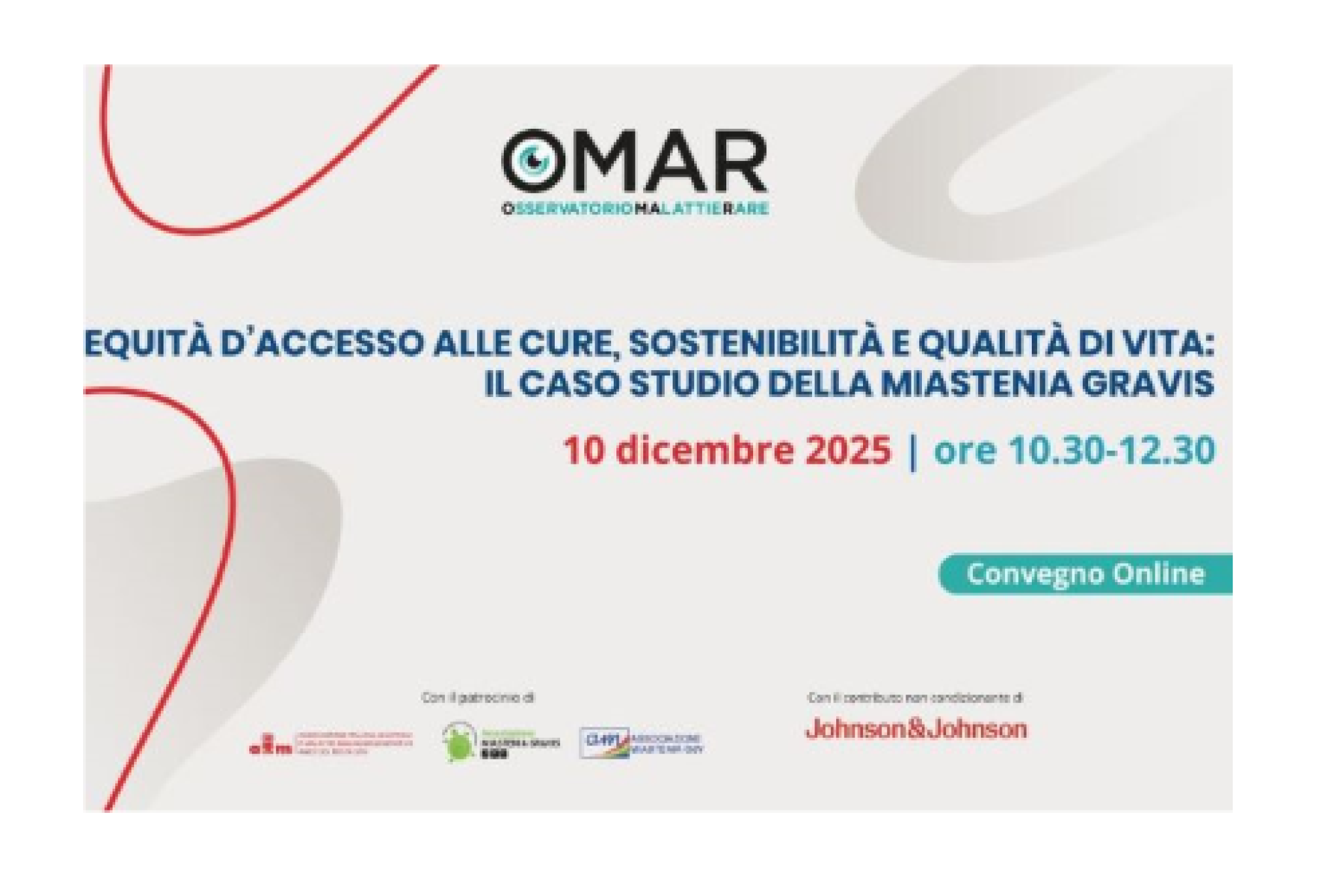 Equità d’accesso alle cure, sostenibilità e qualità di vita: il caso studio della miastenia gravis