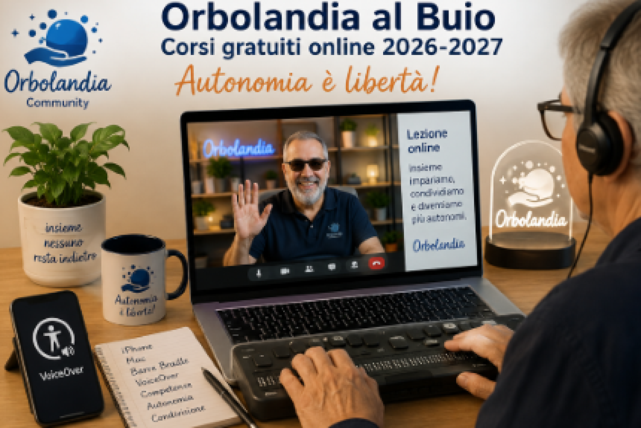 I corsi gratuiti di informatica promossi da Orbolandia: “Autonomia è libertà!”