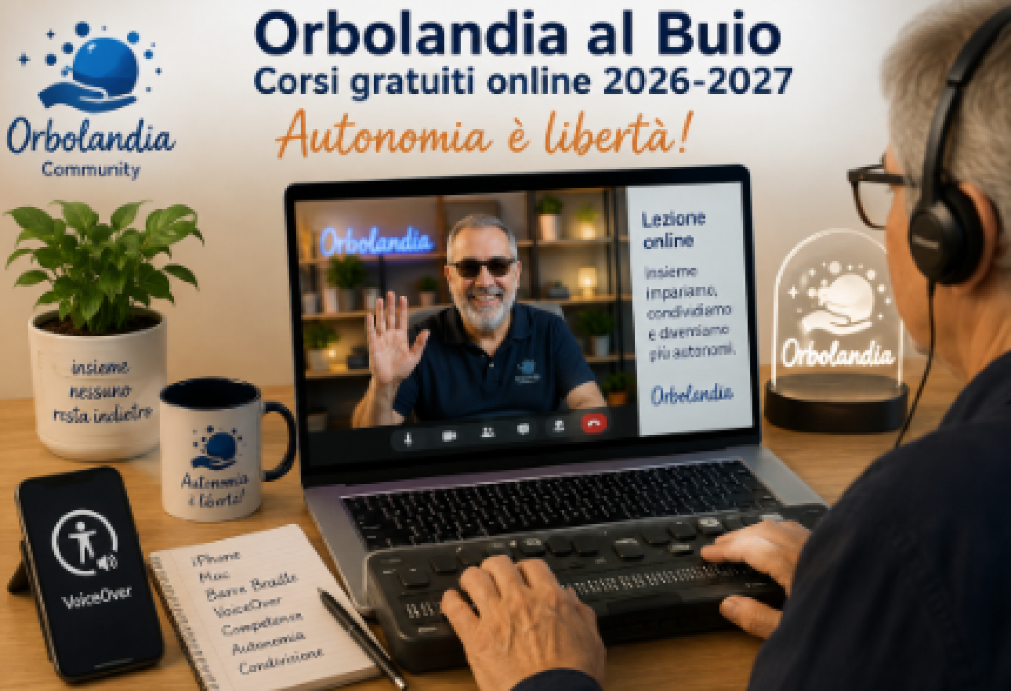 I corsi gratuiti di informatica promossi da Orbolandia: “Autonomia è libertà!”