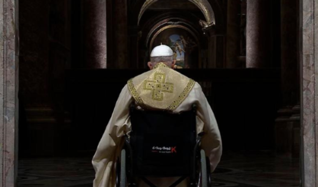 L'apertura della Porta Santa per il Giubileo, da parte di Papa Francesco