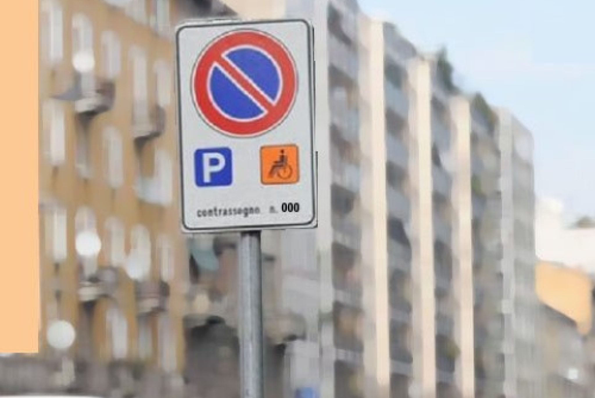 Uno stallo di sosta personalizzato