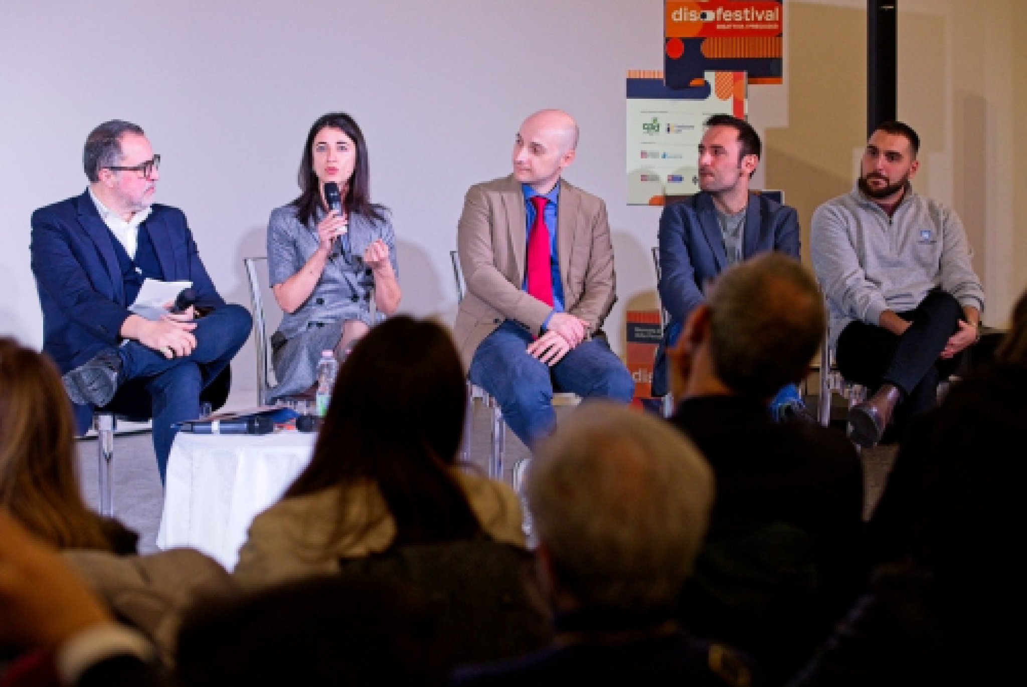 L'intervento di Carmela Cioffi durante la cerimonia conclusiva a Torino del "Premio Osiride Ferrero"