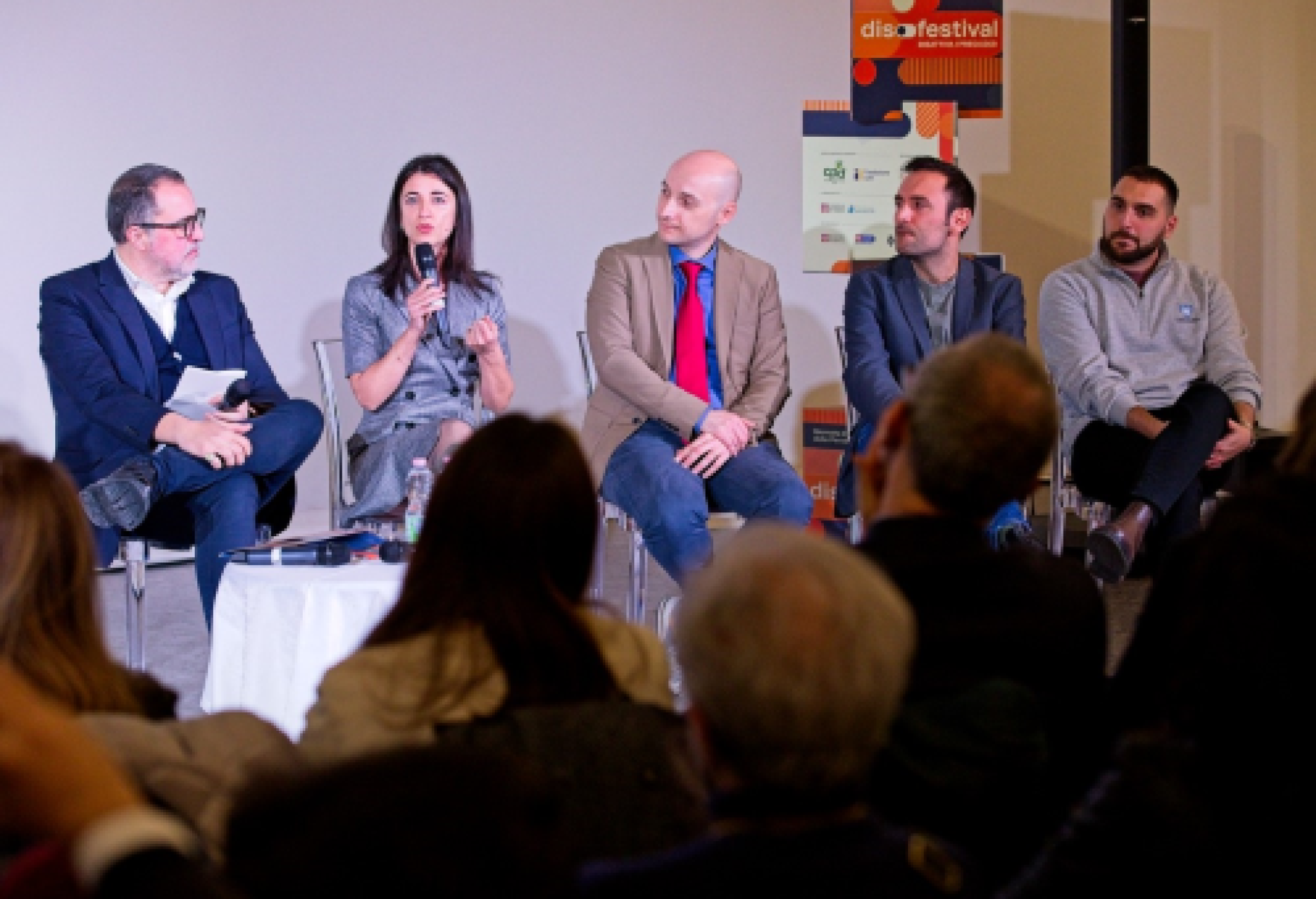 L'intervento di Carmela Cioffi durante la cerimonia conclusiva a Torino del "Premio Osiride Ferrero"