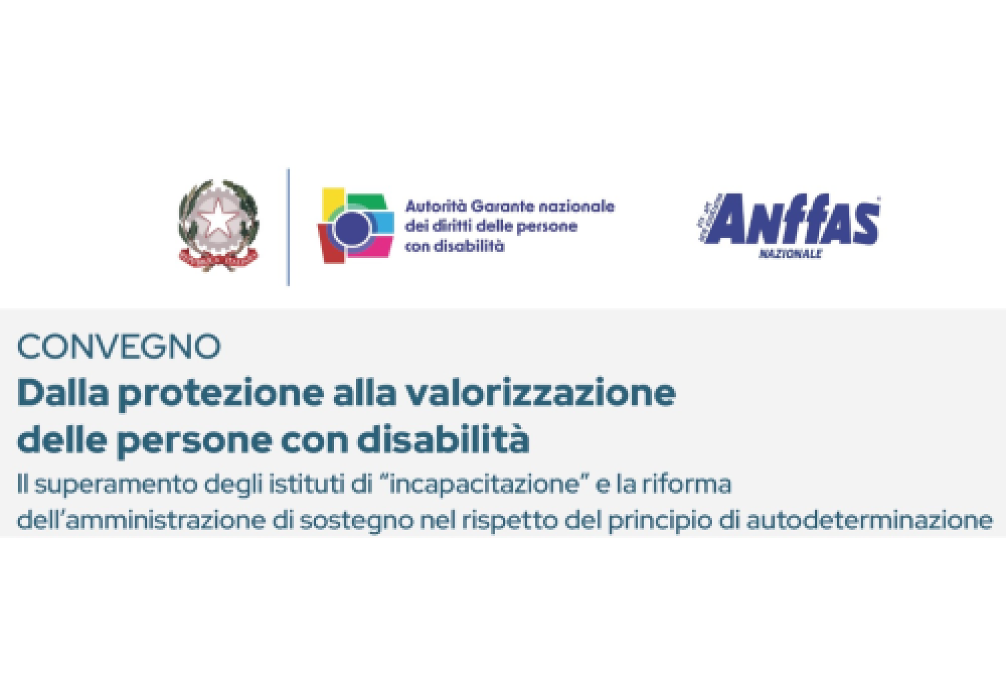 Dalla protezione alla valorizzazione delle persone con disabilità