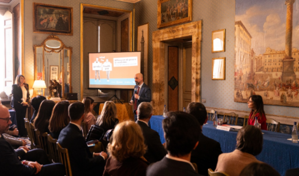 Un'immagine del convegno di Roma dedicato alla differenza di genere in medicina