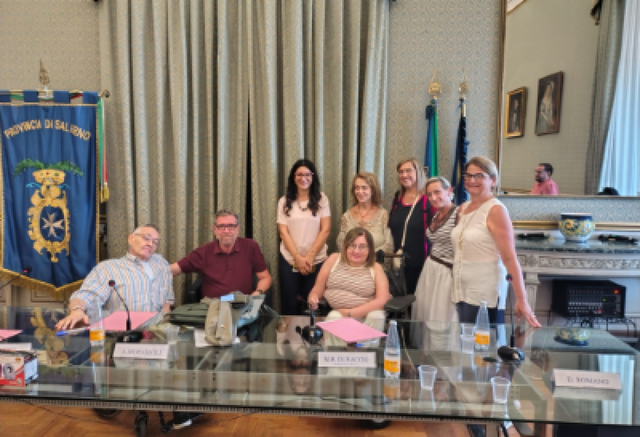 I partecipanti al tavolo tecnico di Salerno