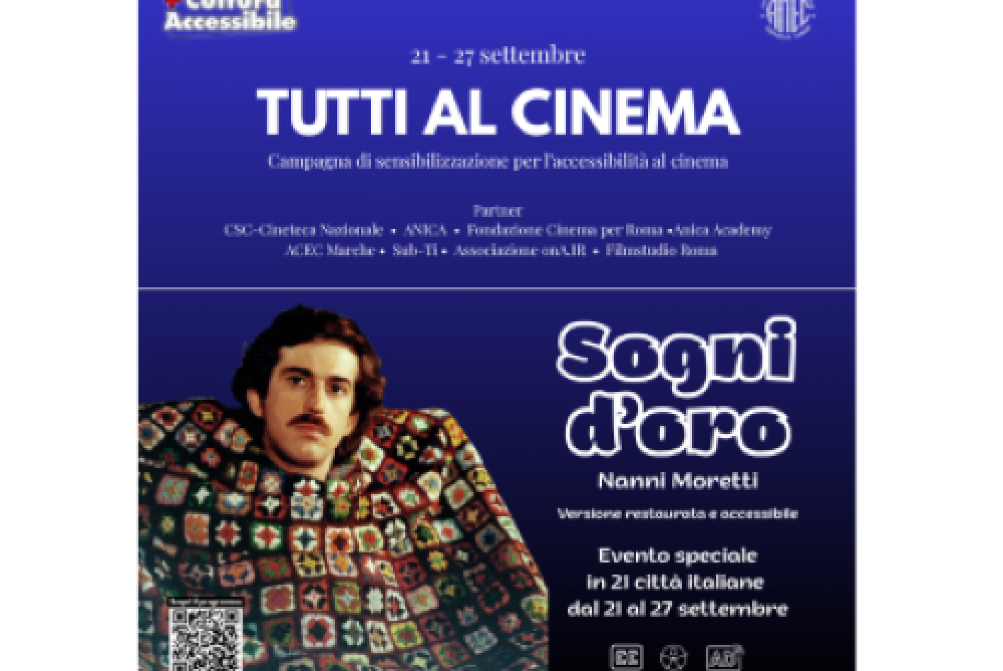 L’accessibilità è democrazia e fa anche bene al cinema!