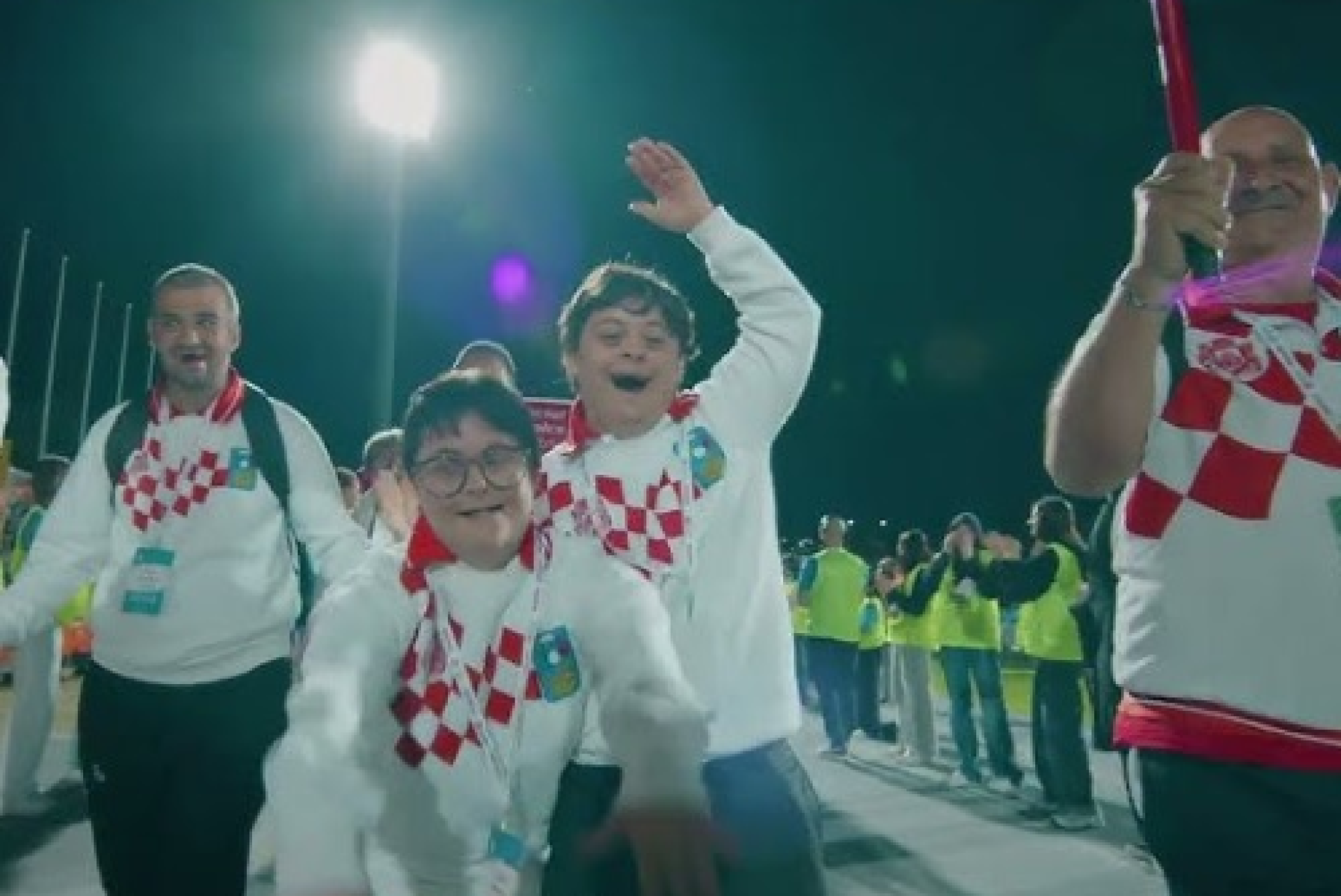 Partecipanti alla cerimonia di apertura della 41^ edizione dei Giochi Nazionali Estivi di Special Olympics