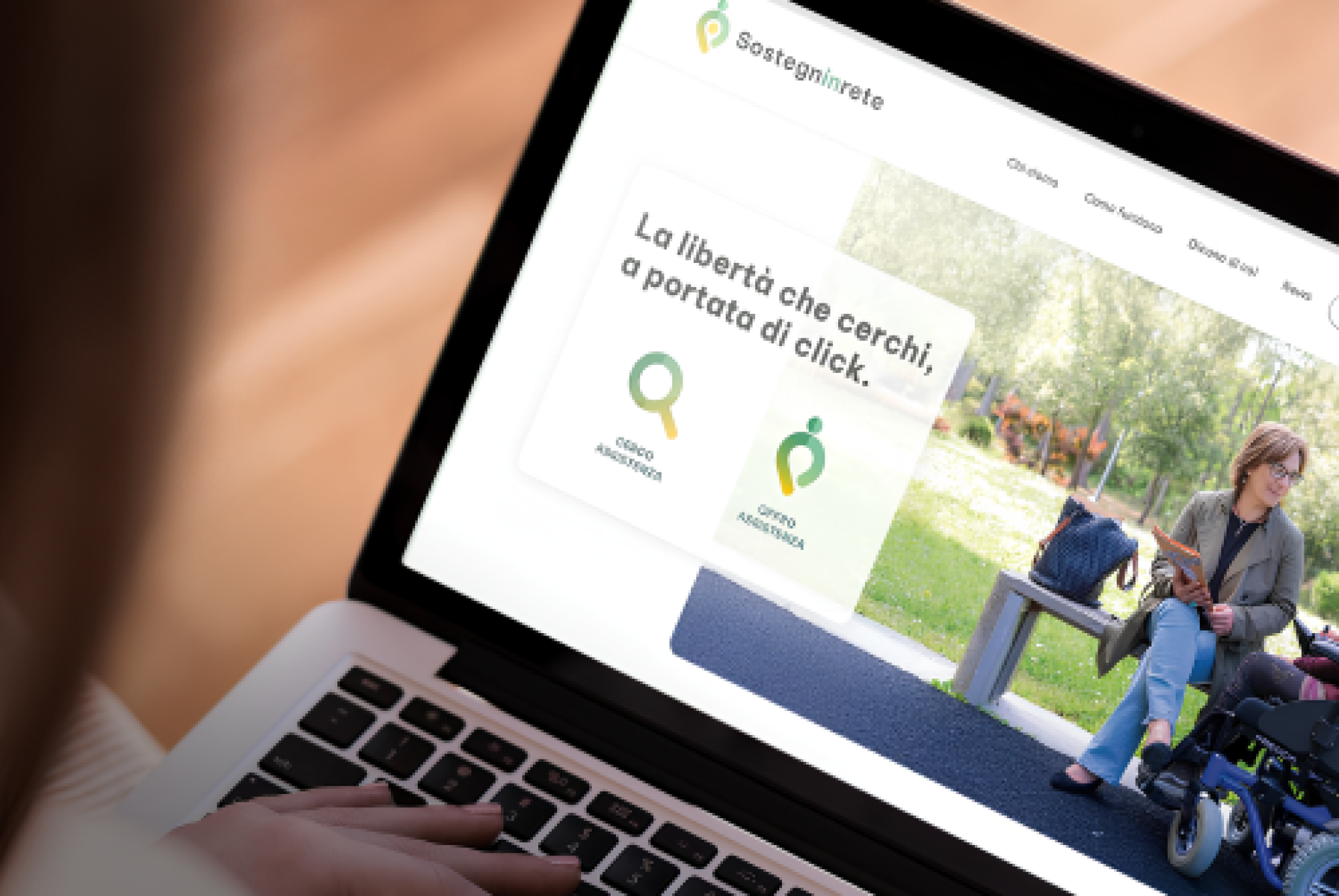 La piattaforma digitale "Sostegninrete.it"