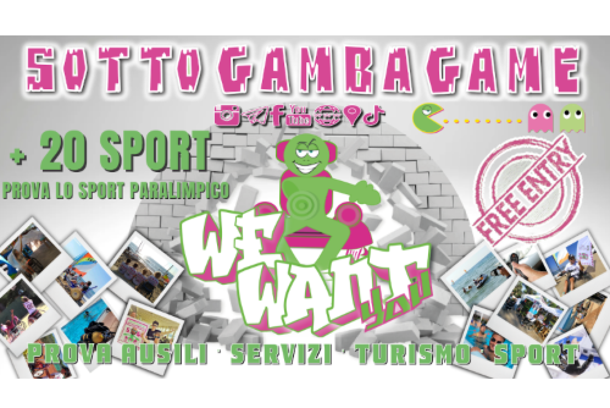 Il “Sotto Gamba Game”, che negli anni si è trasformato in un vero villaggio dello sport inclusivo