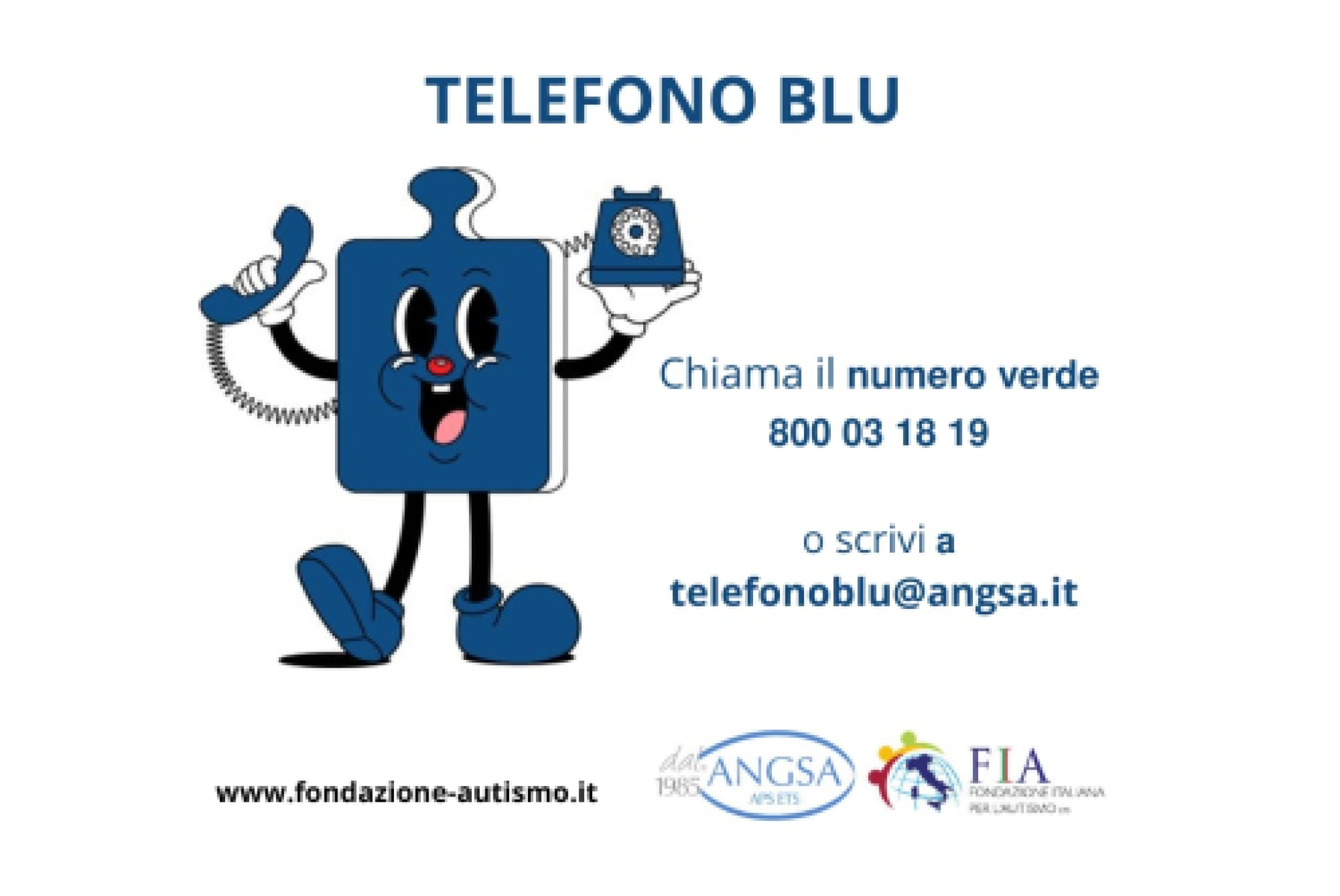Dieci anni di “Telefono Blu” sull’autismo: assistenza gratuita a 2.000 famiglie